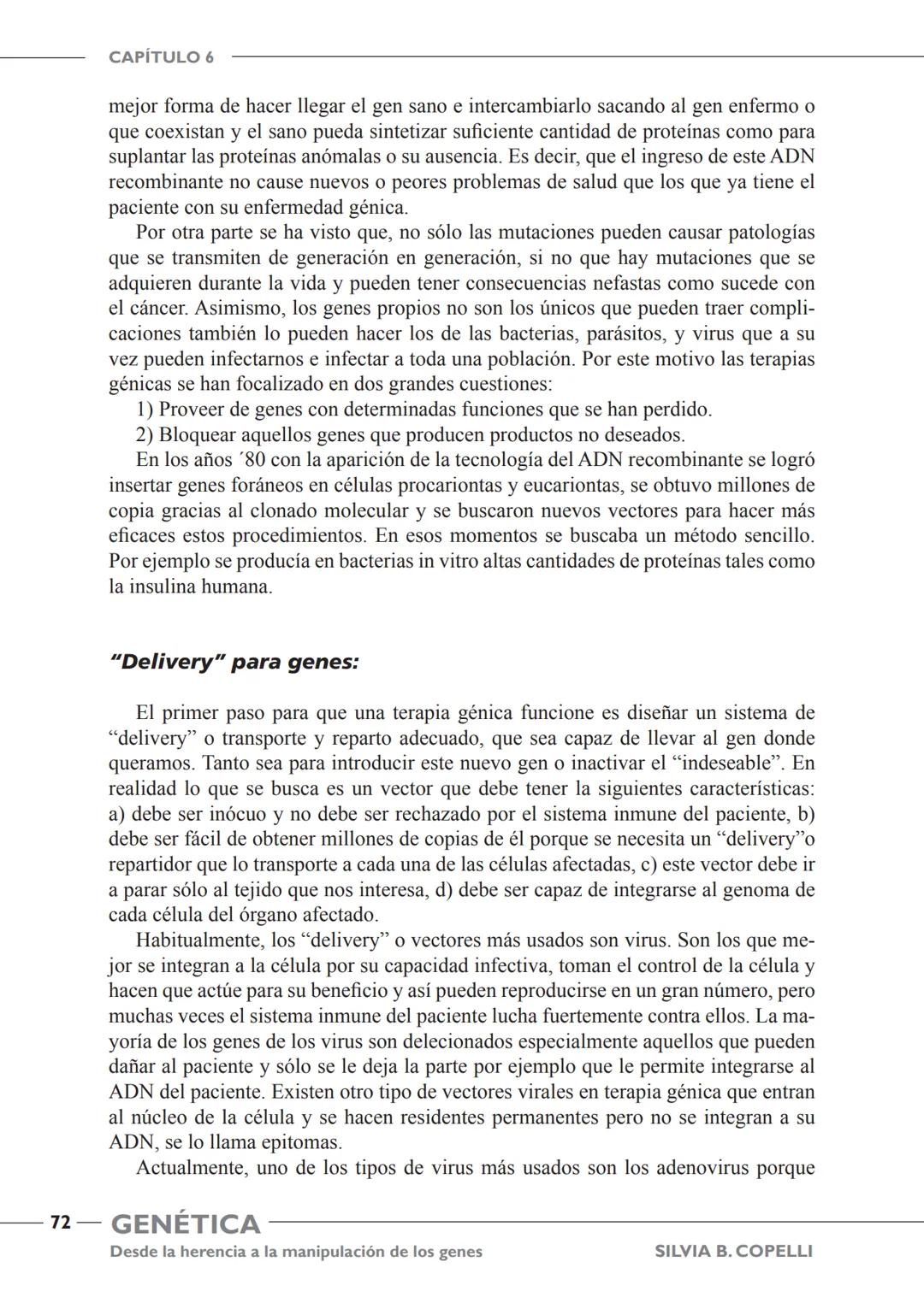 GENÉTICA
Desde la herencia
a la manipulación
de los genes
FHN
FUNDACIÓN
DE HISTORIA NATURAL
FÉLIX DE AZARA
SILVIA B. COPELLI GENÉTICA
Desde