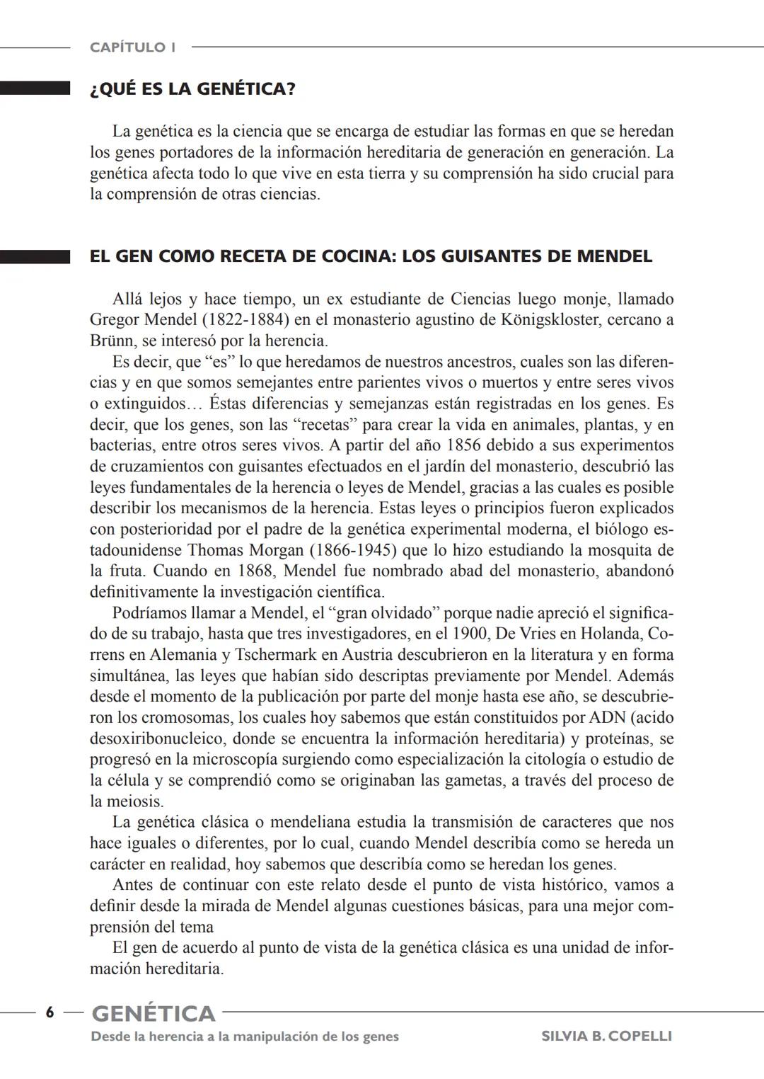 GENÉTICA
Desde la herencia
a la manipulación
de los genes
FHN
FUNDACIÓN
DE HISTORIA NATURAL
FÉLIX DE AZARA
SILVIA B. COPELLI GENÉTICA
Desde