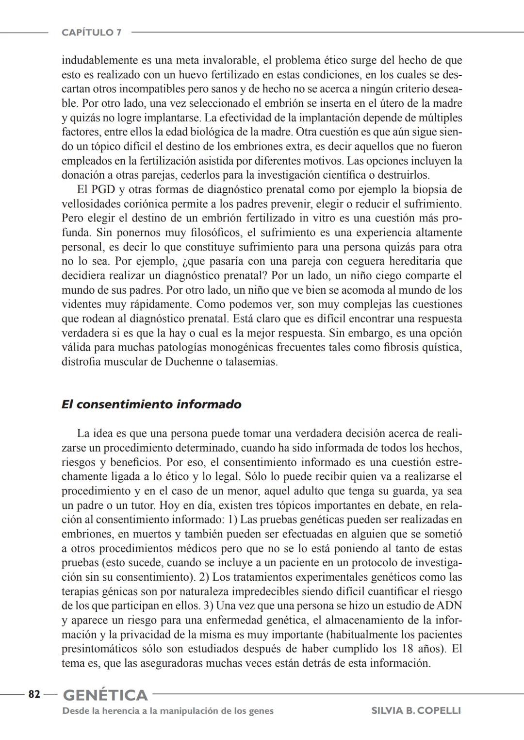 GENÉTICA
Desde la herencia
a la manipulación
de los genes
FHN
FUNDACIÓN
DE HISTORIA NATURAL
FÉLIX DE AZARA
SILVIA B. COPELLI GENÉTICA
Desde