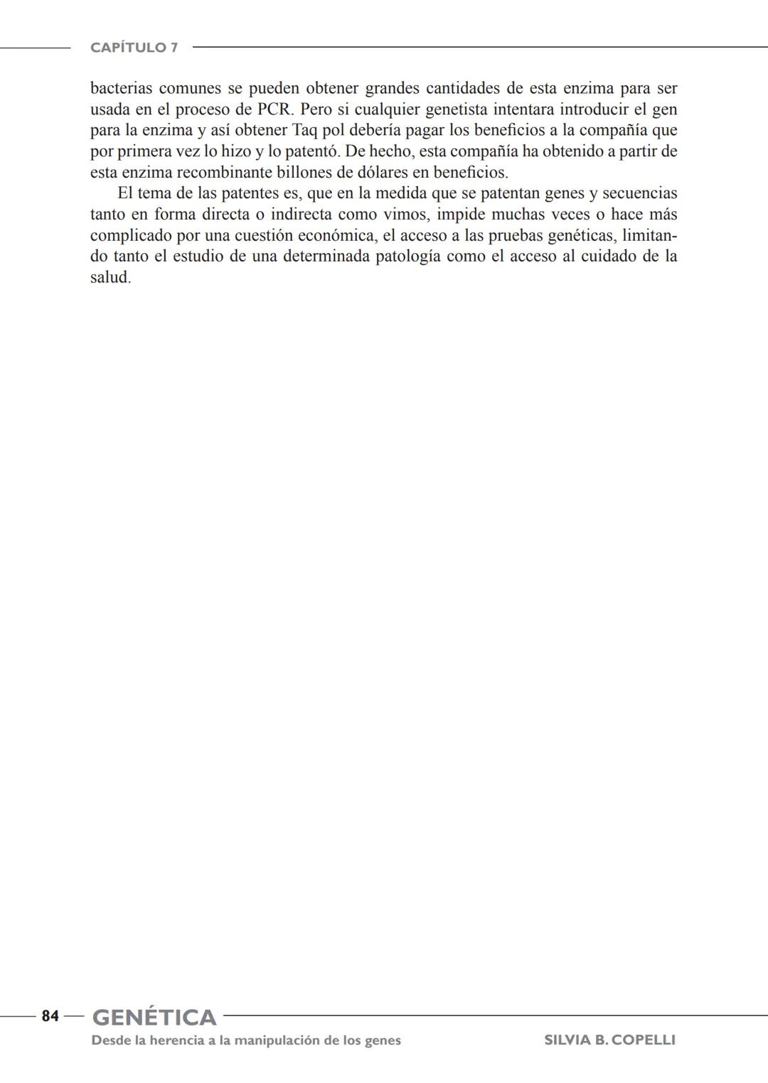 GENÉTICA
Desde la herencia
a la manipulación
de los genes
FHN
FUNDACIÓN
DE HISTORIA NATURAL
FÉLIX DE AZARA
SILVIA B. COPELLI GENÉTICA
Desde