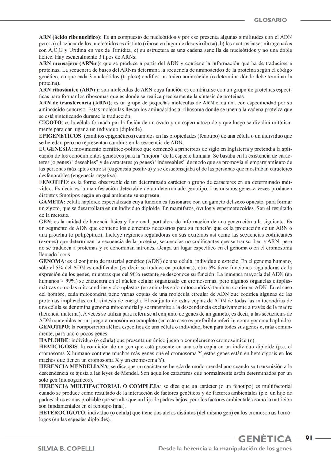 GENÉTICA
Desde la herencia
a la manipulación
de los genes
FHN
FUNDACIÓN
DE HISTORIA NATURAL
FÉLIX DE AZARA
SILVIA B. COPELLI GENÉTICA
Desde
