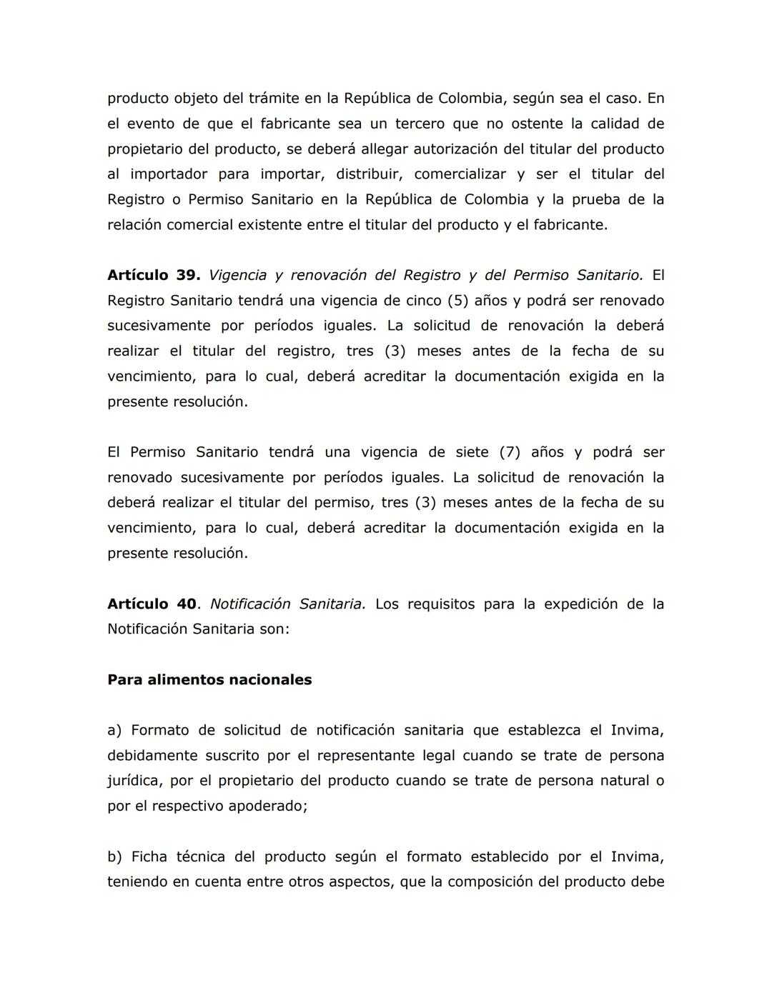 Ministerio de Salud y Protección Social
Resolución 2674 de 2013
(Julio 22 de 2013)
Por la cual se reglamenta el artículo 126 del Decreto ley