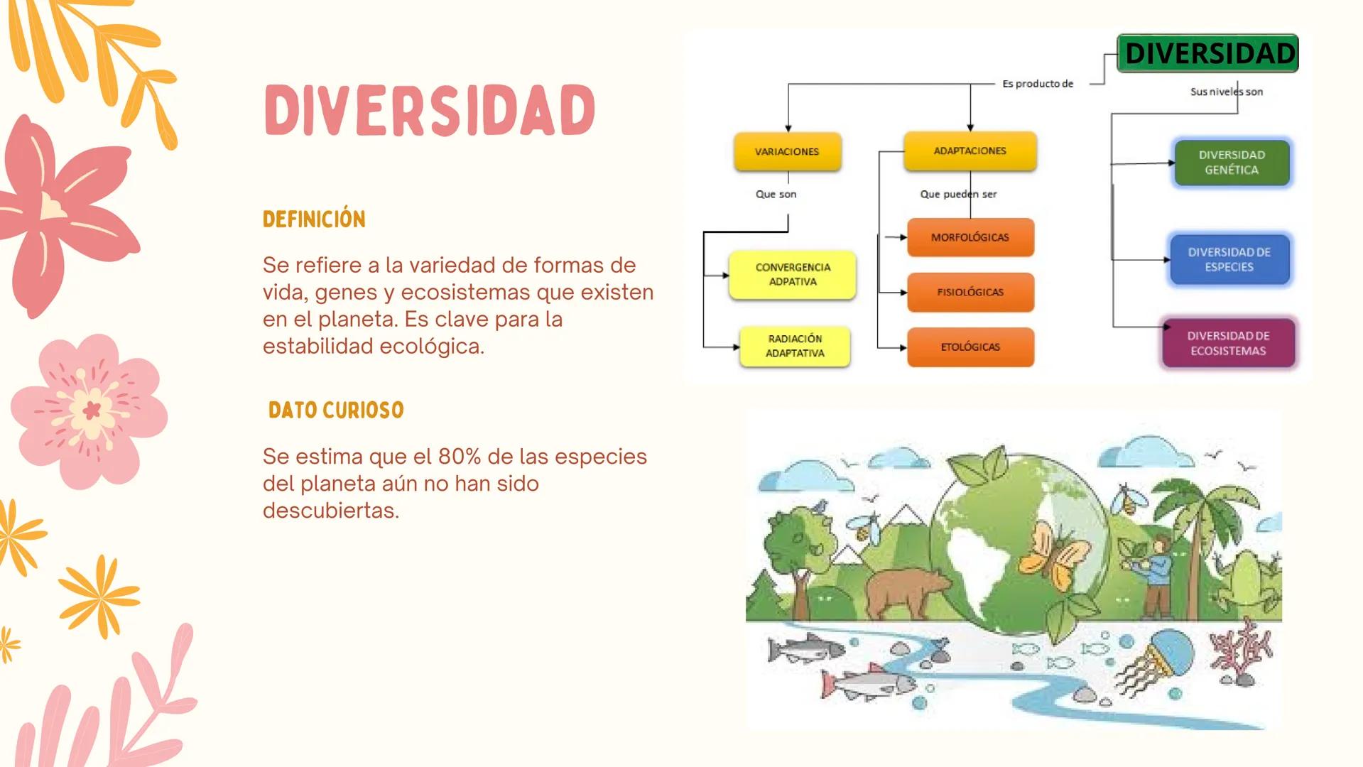 # ERAS
GEOLOGICAS
LIA MORENO Y ANA BUITRAGO 902 • Cambio
• Mutación
ÍNDICE
• Adaptación
• Diversidad
• Especiación
• Extinción
• Dinosauri