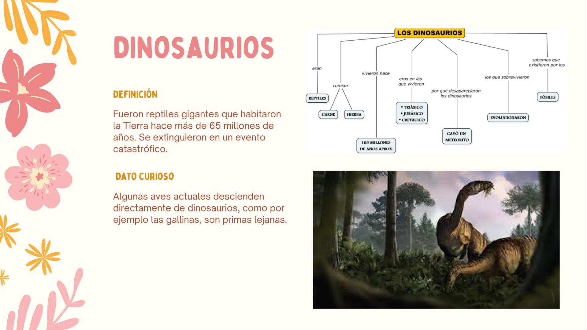# ERAS
GEOLOGICAS
LIA MORENO Y ANA BUITRAGO 902 • Cambio
• Mutación
ÍNDICE
• Adaptación
• Diversidad
• Especiación
• Extinción
• Dinosauri