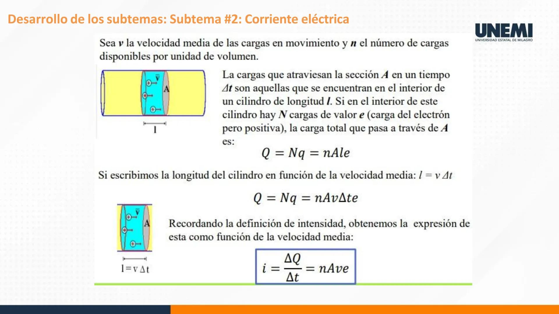 # UNEMI
UNIVERSIDAD ESTATAL DE MILAGRO
FISICA
INGENIERÍA INDUSTRIAL - PRESENCIAL
UNIDAD 4
ELECTRICIDAD
TEMA 3
CONCEPTOS BÁSICOS DE ELEC