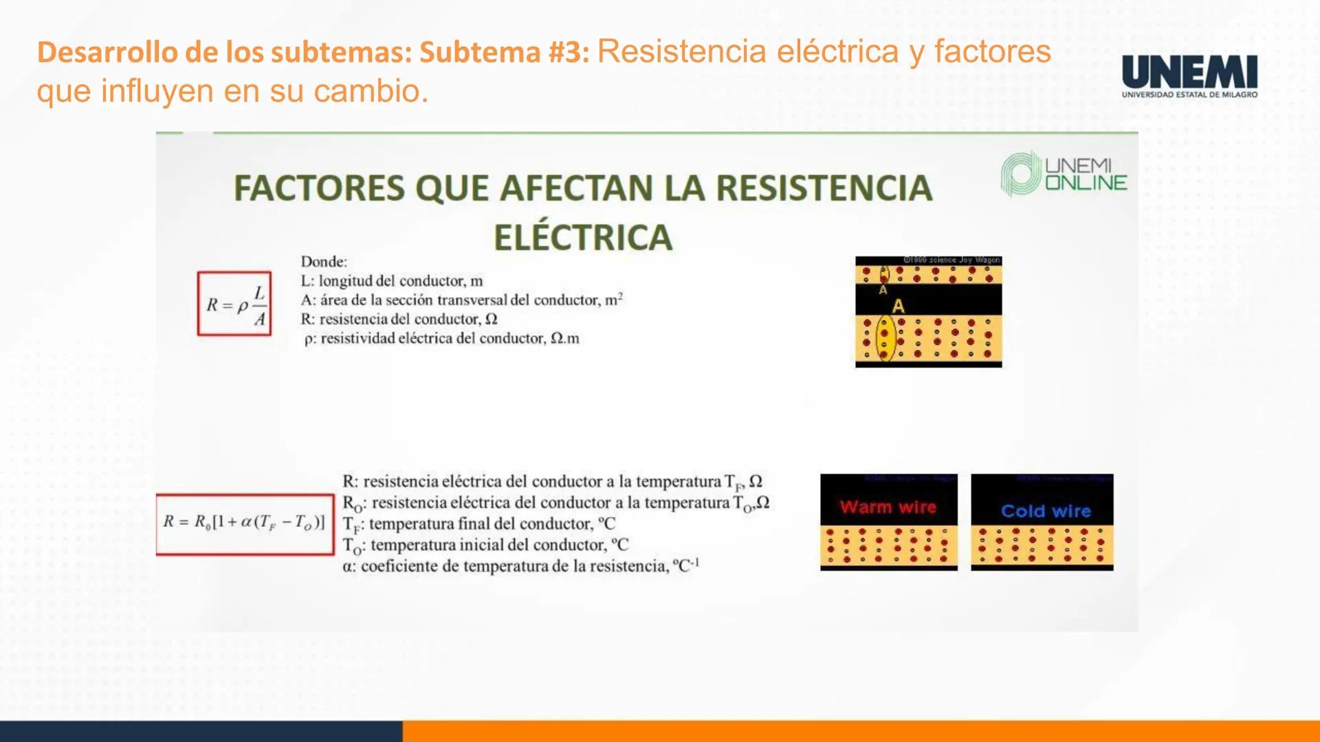 # UNEMI
UNIVERSIDAD ESTATAL DE MILAGRO
FISICA
INGENIERÍA INDUSTRIAL - PRESENCIAL
UNIDAD 4
ELECTRICIDAD
TEMA 3
CONCEPTOS BÁSICOS DE ELEC