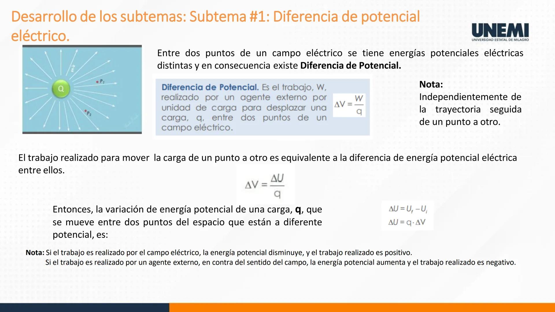 # UNEMI
UNIVERSIDAD ESTATAL DE MILAGRO
FISICA
INGENIERÍA INDUSTRIAL - PRESENCIAL
UNIDAD 4
ELECTRICIDAD
TEMA 3
CONCEPTOS BÁSICOS DE ELEC