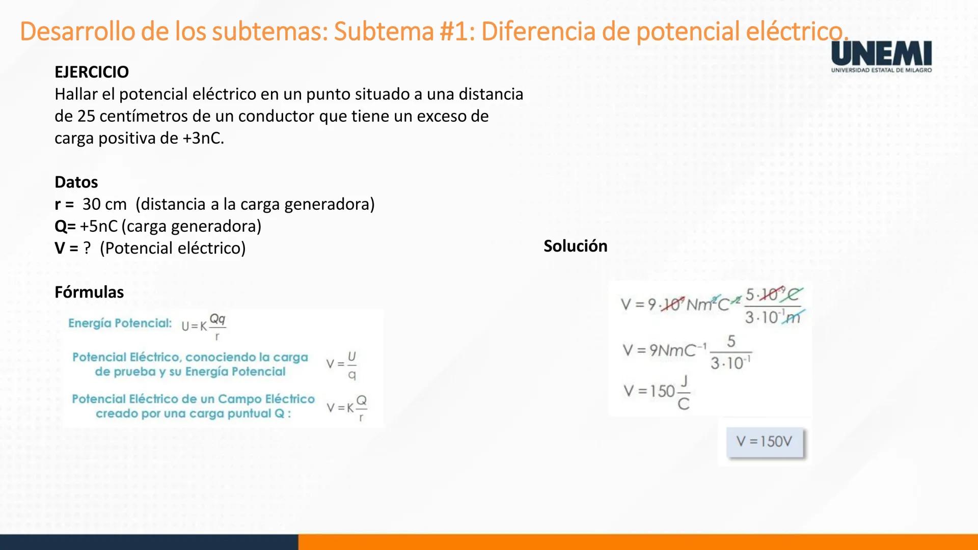 # UNEMI
UNIVERSIDAD ESTATAL DE MILAGRO
FISICA
INGENIERÍA INDUSTRIAL - PRESENCIAL
UNIDAD 4
ELECTRICIDAD
TEMA 3
CONCEPTOS BÁSICOS DE ELEC