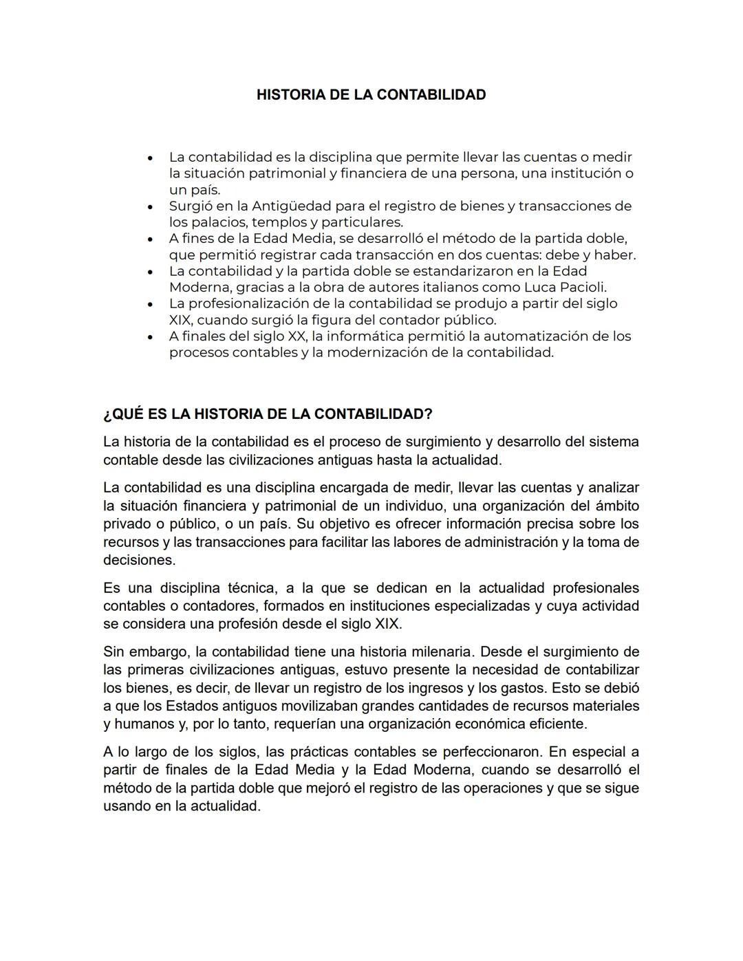 HISTORIA DE LA CONTABILIDAD: EVOLUCIÓN DESDE LA ANTIGÜEDAD
HASTA LA ERA DIGITAL
¿CUÁL ES EL ORIGEN DE LA CONTABILIDAD?
La contabilidad tiene
