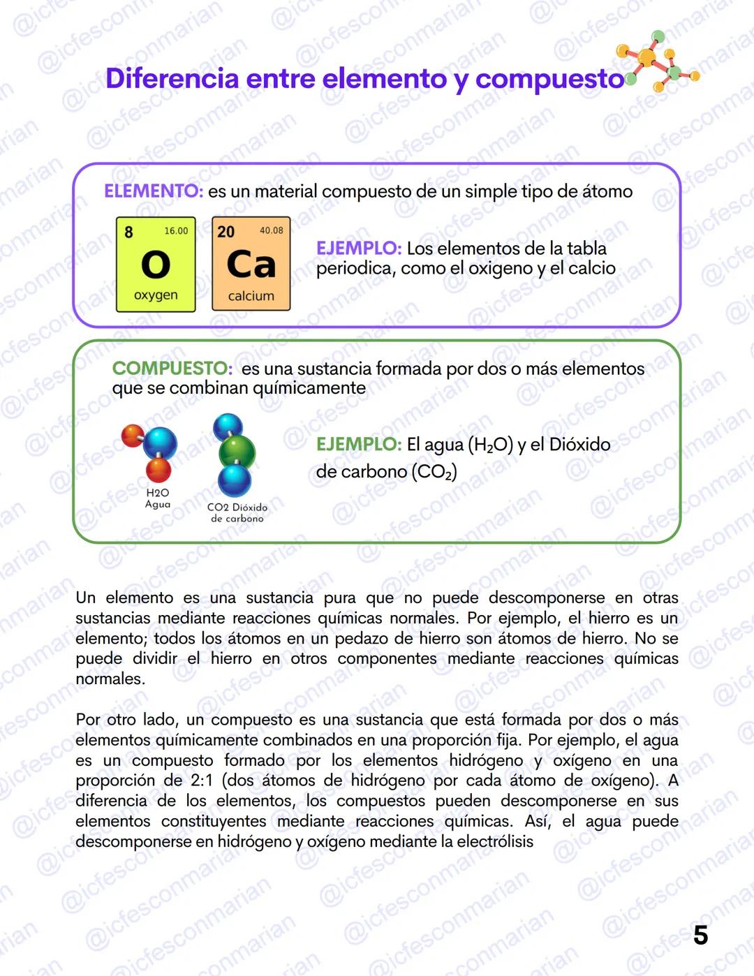 GUIA TEÓRICA
✓ Ciencias Naturales
QUÍMICA 1
La materia y el átomo
MATERIAL DE ESTUDIO EXCLUSIVO
PRUEBA ICFES SABER 11
@icfesconmarian --- OC