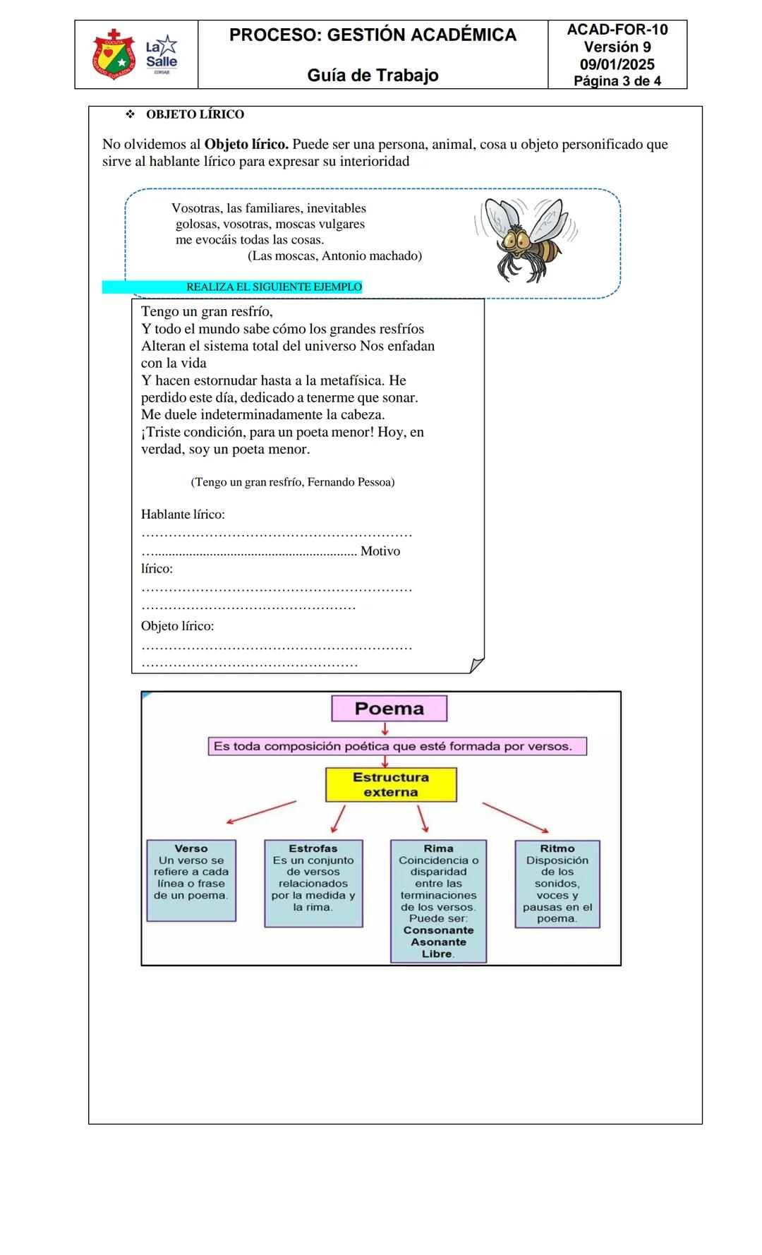 # PROCESO: GESTIÓN ACADÉMICA
# Guía de Trabajo
# DATOS DE IDENTIFICACIÓN
ACAD-FOR-10
Versión 9
09/01/2025
Página 1 de 4
| Área/asignatura