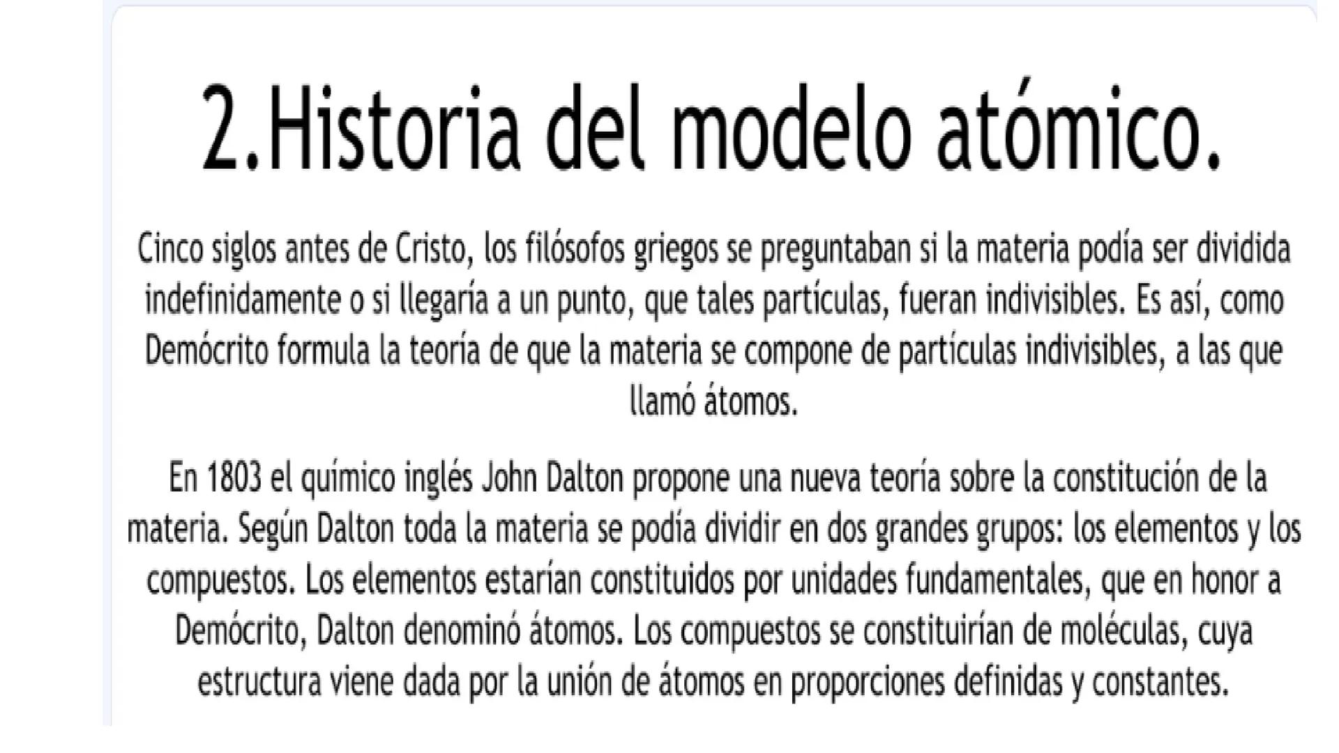 # MODELOS
# ATÓMICOS 1. ¿Qué es un modelo atómico?
El modelo atómico es una explicación
a la estructura de la mínima cantidad
de materia en