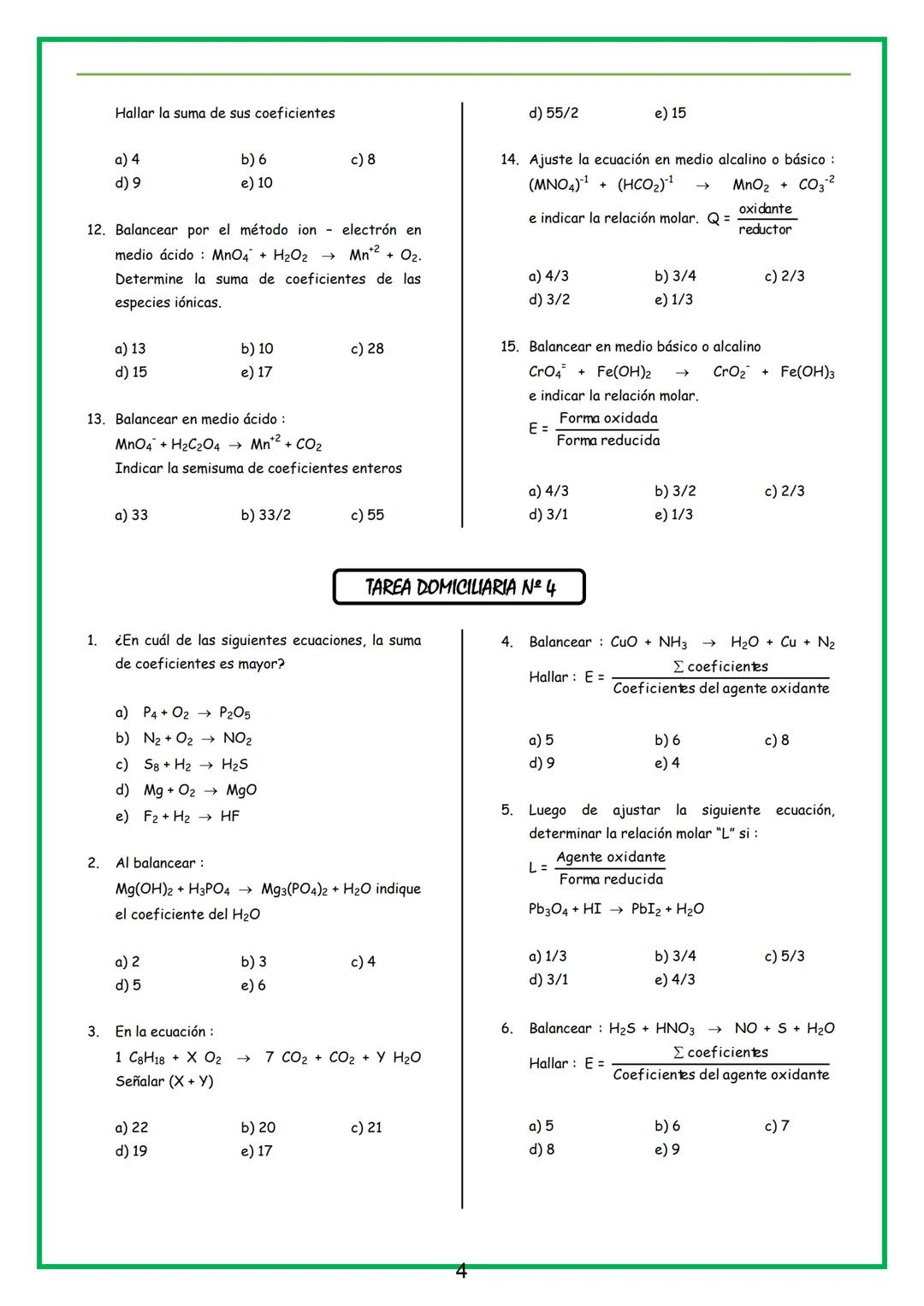 Institución Educativa Aquilino Bedoya
Programa para Adultos 3011
Docente Alejandro Bastidas
REACCIONES QUÍMICAS II
Balance de Ecuaciones Quí