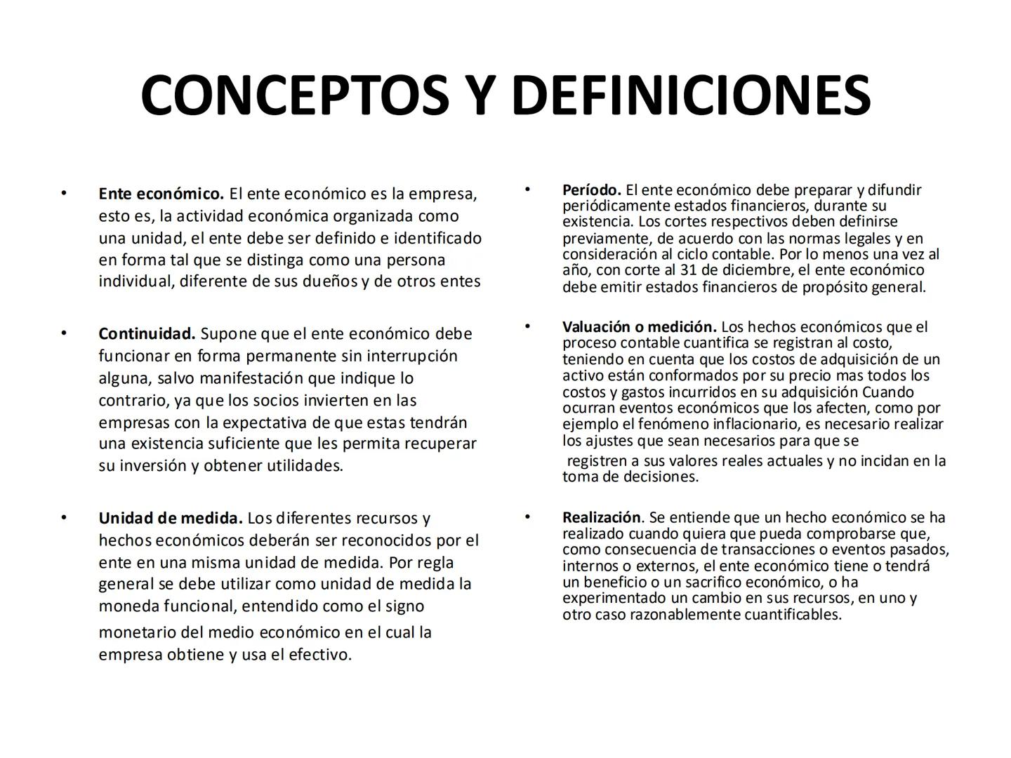 # CONCEPTO DE CUENTAS Y
# CLASIFICACION DE LAS
# CUENTAS •
•
•
•
CONCEPTO DE CUENTAS Y
CLAIFICACION DE LAS CUENTAS
Cuenta es el formato que