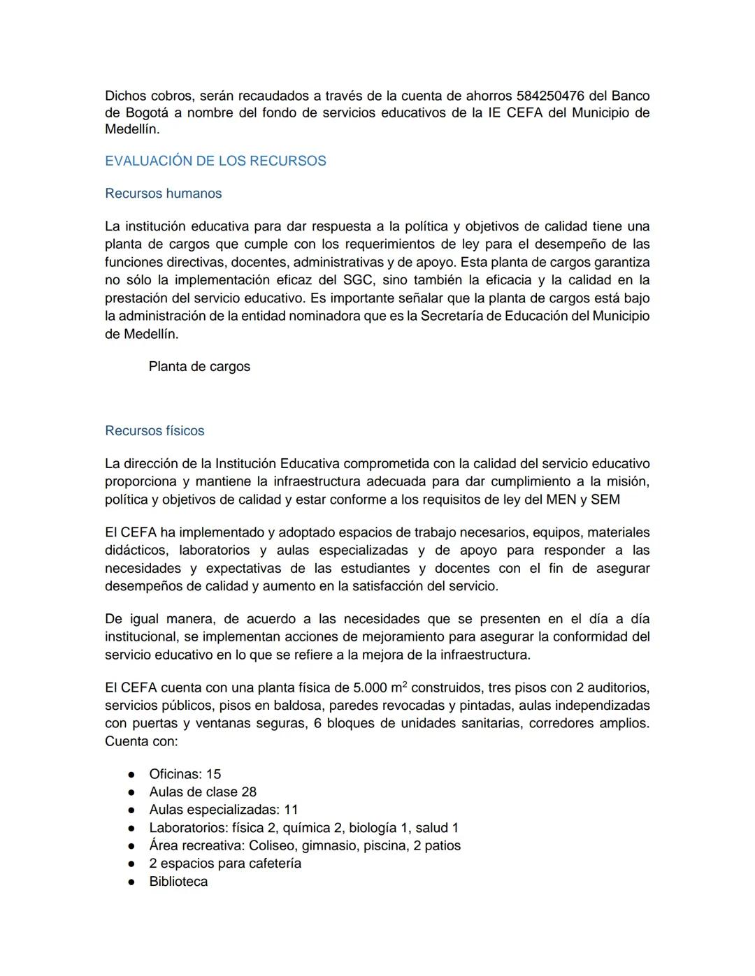 PEI
(PROYECTO EDUCATIVO INSTITUCIONAL)
LUCEAT
CEFA
LUX
VESTRA
INSTITUCIÓN EDUCATIVA CENTRO FORMATIVO DE ANTIOQUIA
CEFA
UN COLEGIO DE CIUDAD