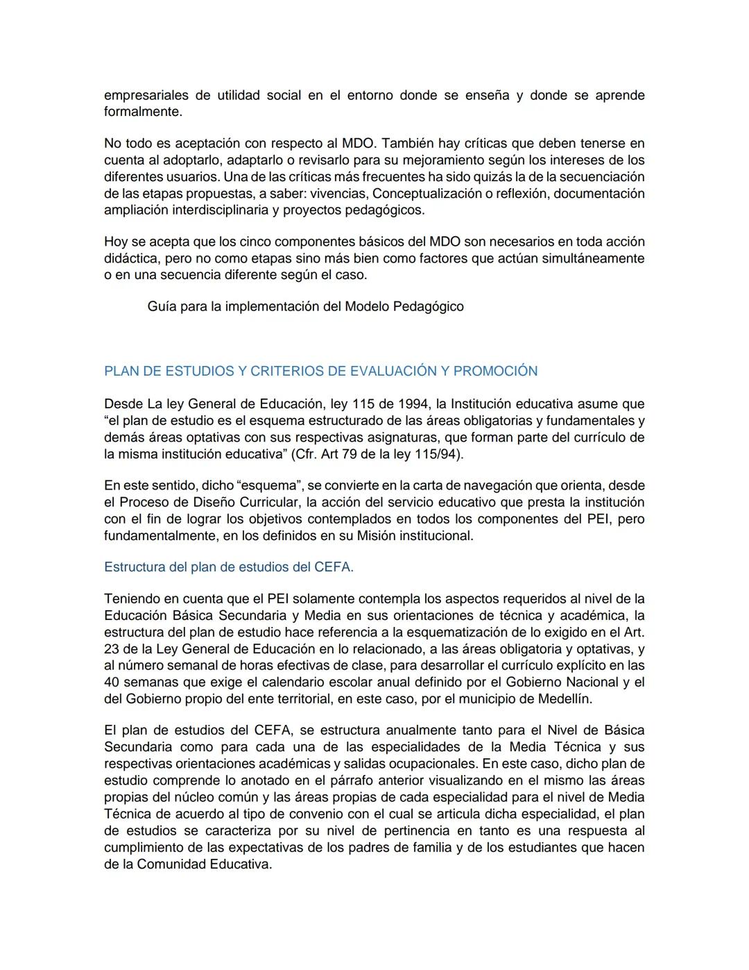 PEI
(PROYECTO EDUCATIVO INSTITUCIONAL)
LUCEAT
CEFA
LUX
VESTRA
INSTITUCIÓN EDUCATIVA CENTRO FORMATIVO DE ANTIOQUIA
CEFA
UN COLEGIO DE CIUDAD