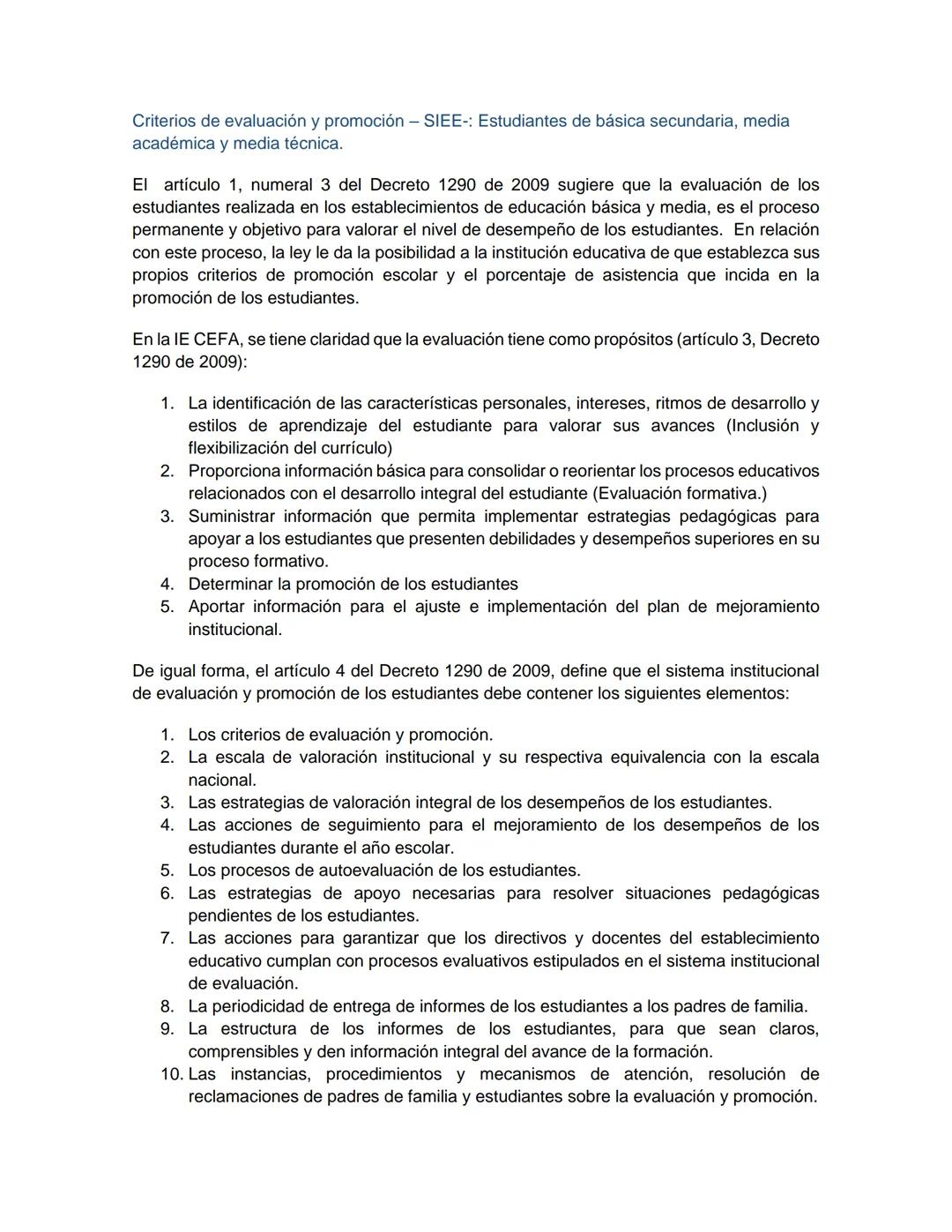PEI
(PROYECTO EDUCATIVO INSTITUCIONAL)
LUCEAT
CEFA
LUX
VESTRA
INSTITUCIÓN EDUCATIVA CENTRO FORMATIVO DE ANTIOQUIA
CEFA
UN COLEGIO DE CIUDAD