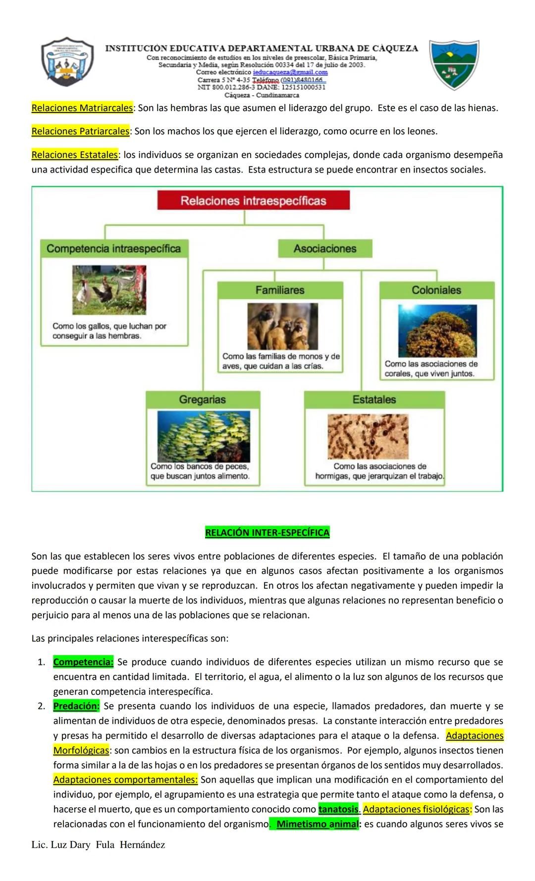 INSTITUCIÓN EDUCATIVA DEPARTAMENTAL URBANA DE CAQUEZA
Con reconocimiento de estudios en los niveles de preescolar, Basica Primaria,
Secundar