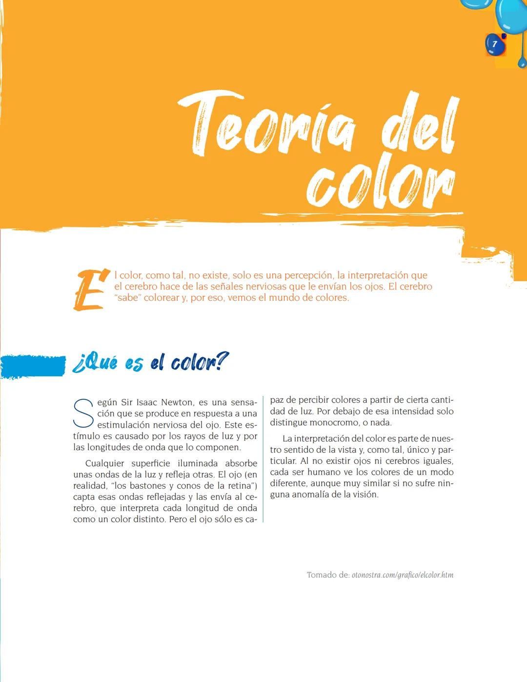 La teoría del color