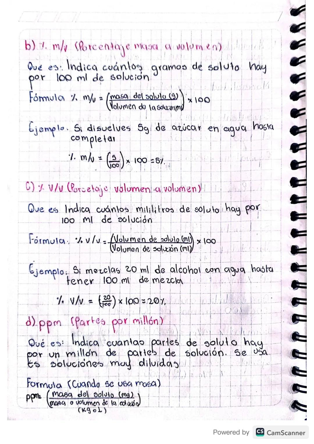 1.0. Es sustitución simple porque un elemen-
to en estado libre se sustituye en
otro compuesto
Mayo 9
Unidades químicas
de concentración
Con
