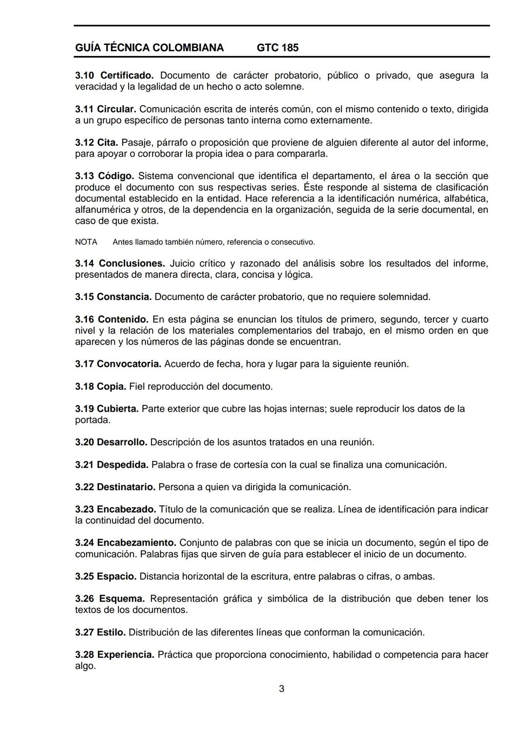 GUÍA TÉCNICA
COLOMBIANA
DOCUMENTACIÓN ORGANIZACIONAL
E:
ORGANIZATIONAL DOUMENTATION
ICONTEC
CORRESPONDENCIA:
DESCRIPTORES:
documentación;
es