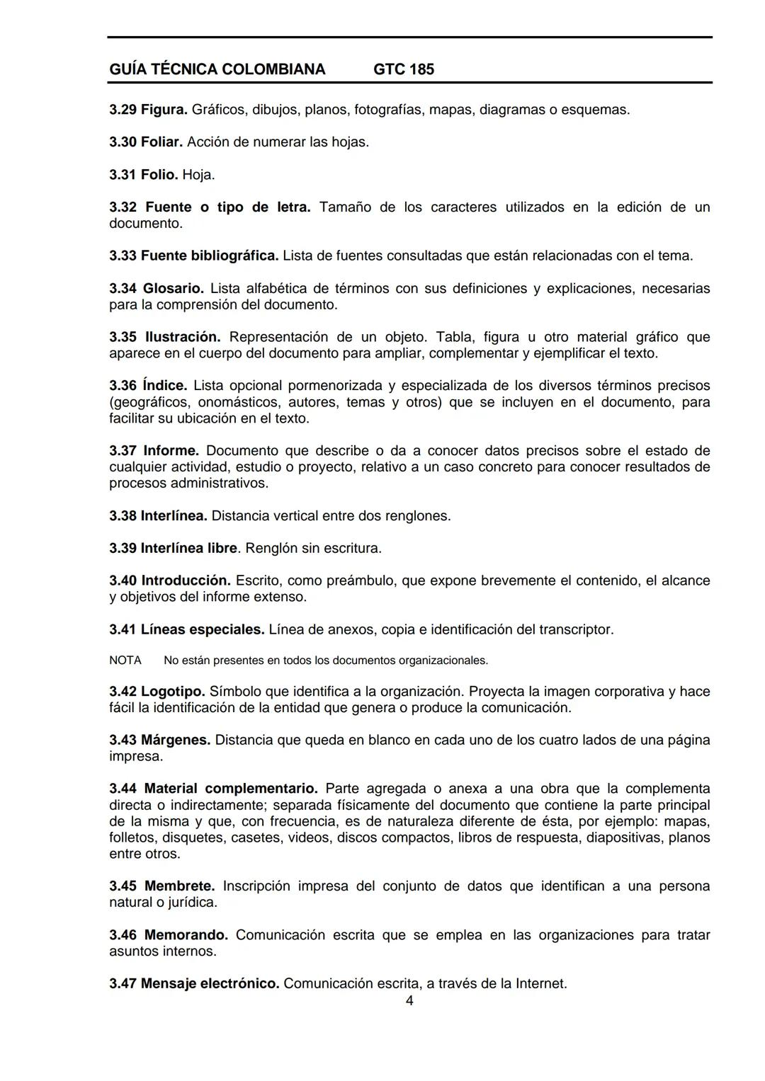 GUÍA TÉCNICA
COLOMBIANA
DOCUMENTACIÓN ORGANIZACIONAL
E:
ORGANIZATIONAL DOUMENTATION
ICONTEC
CORRESPONDENCIA:
DESCRIPTORES:
documentación;
es