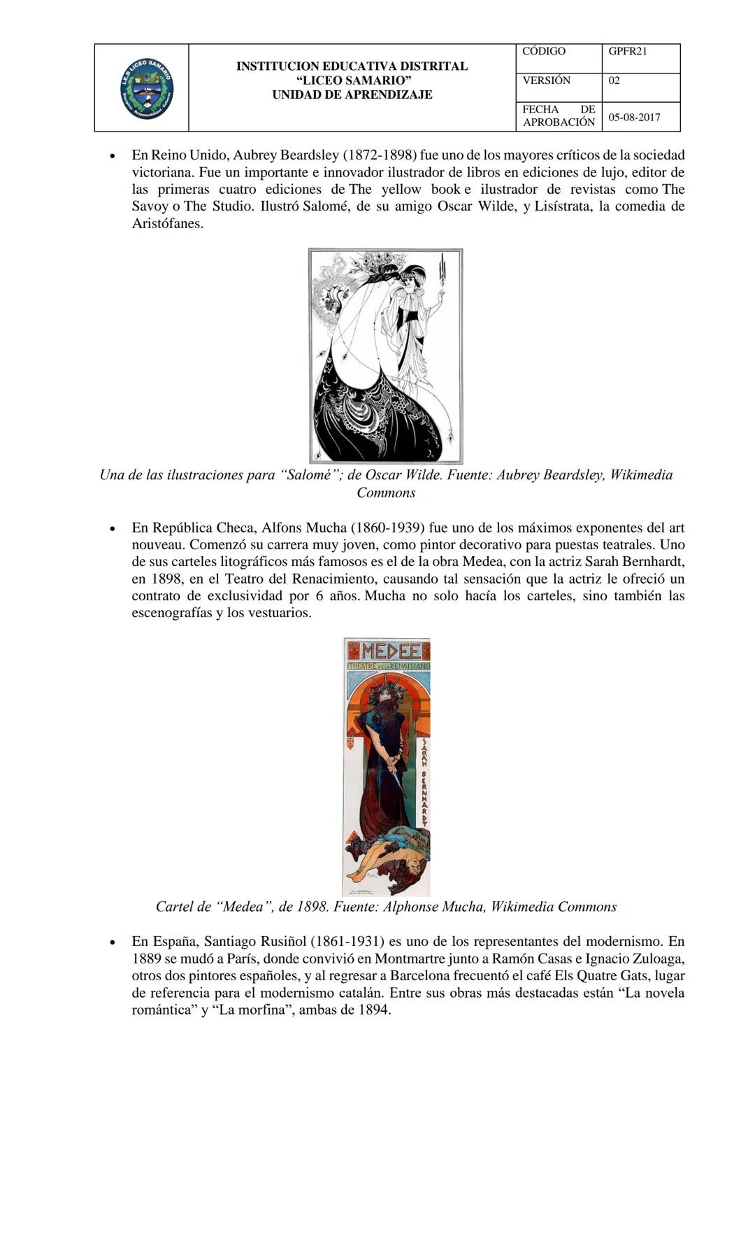 AREA Y/O ASIGNATURA:
INSTITUCION EDUCATIVA DISTRITAL
"LICEO SAMARIO"
UNIDAD DE APRENDIZAJE
LENGUA CASTELLANA
DOCENTE: Patricia Emperatriz To