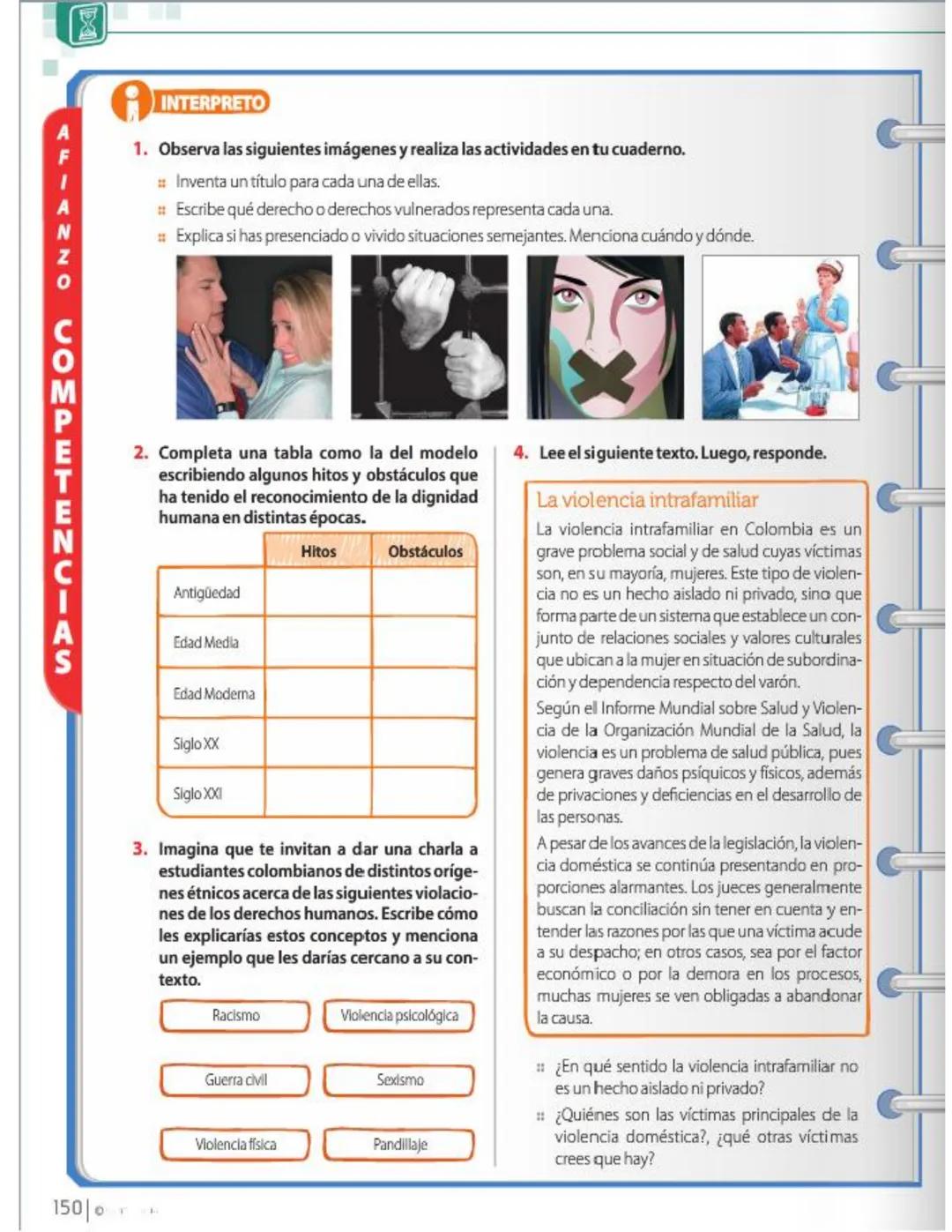 20
6 Los derechos humanos
Estándar: Relaciones con la historia y
las culturas, relaciones ético-políticas
→Tu plan de trabajo...
- La llustr