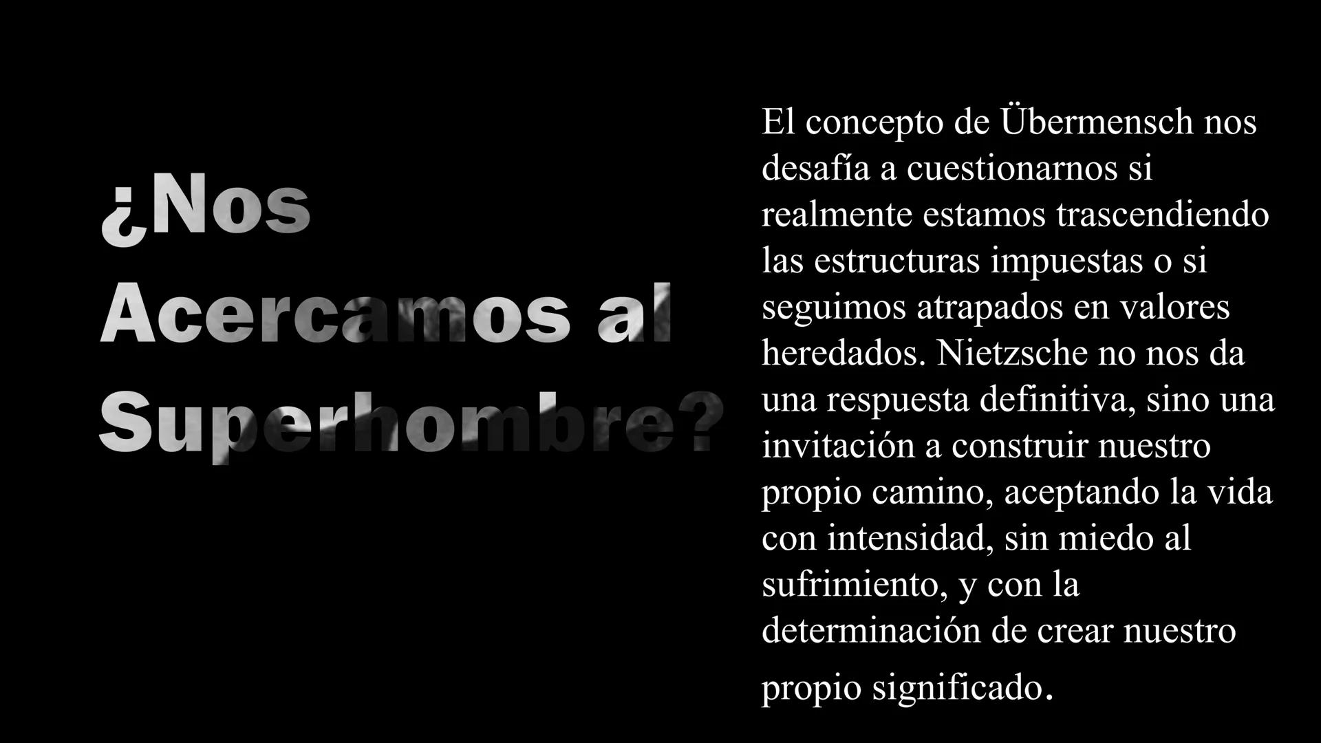 El hombre
según
Friedrich
Nietzsche El hombre
seg
Friedrich
Nietzsche
Para Nietzsche, el hombre es
un ser en constante devenir,
atrapado ent