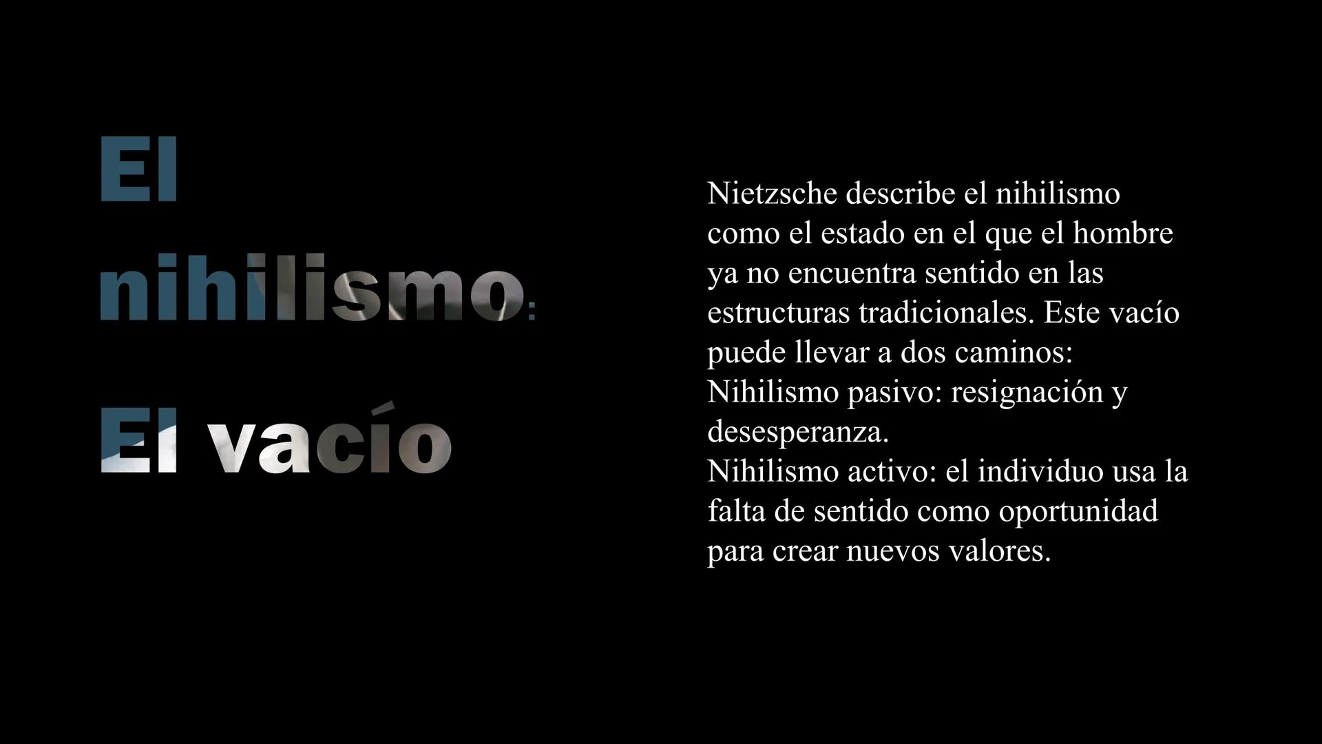 El hombre
según
Friedrich
Nietzsche El hombre
seg
Friedrich
Nietzsche
Para Nietzsche, el hombre es
un ser en constante devenir,
atrapado ent
