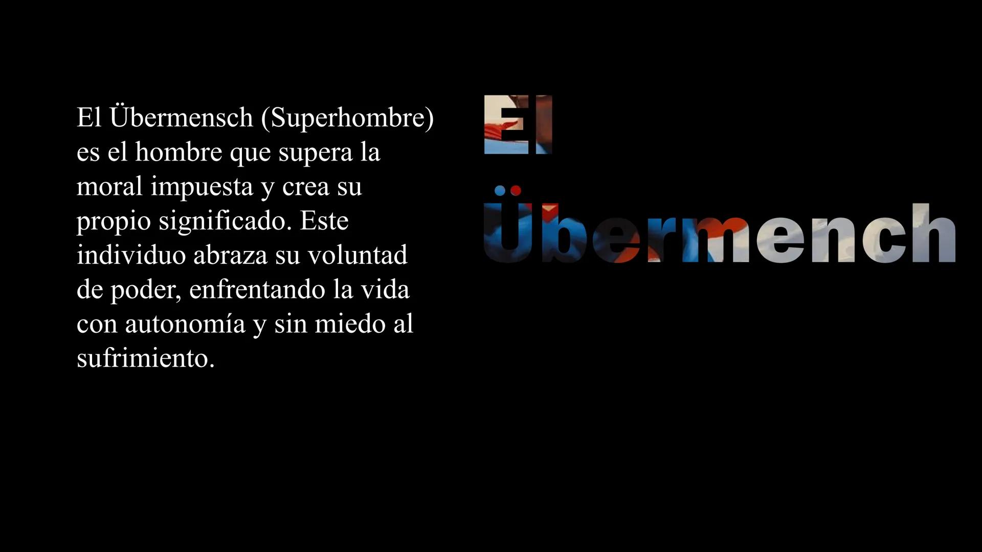 El hombre
según
Friedrich
Nietzsche El hombre
seg
Friedrich
Nietzsche
Para Nietzsche, el hombre es
un ser en constante devenir,
atrapado ent