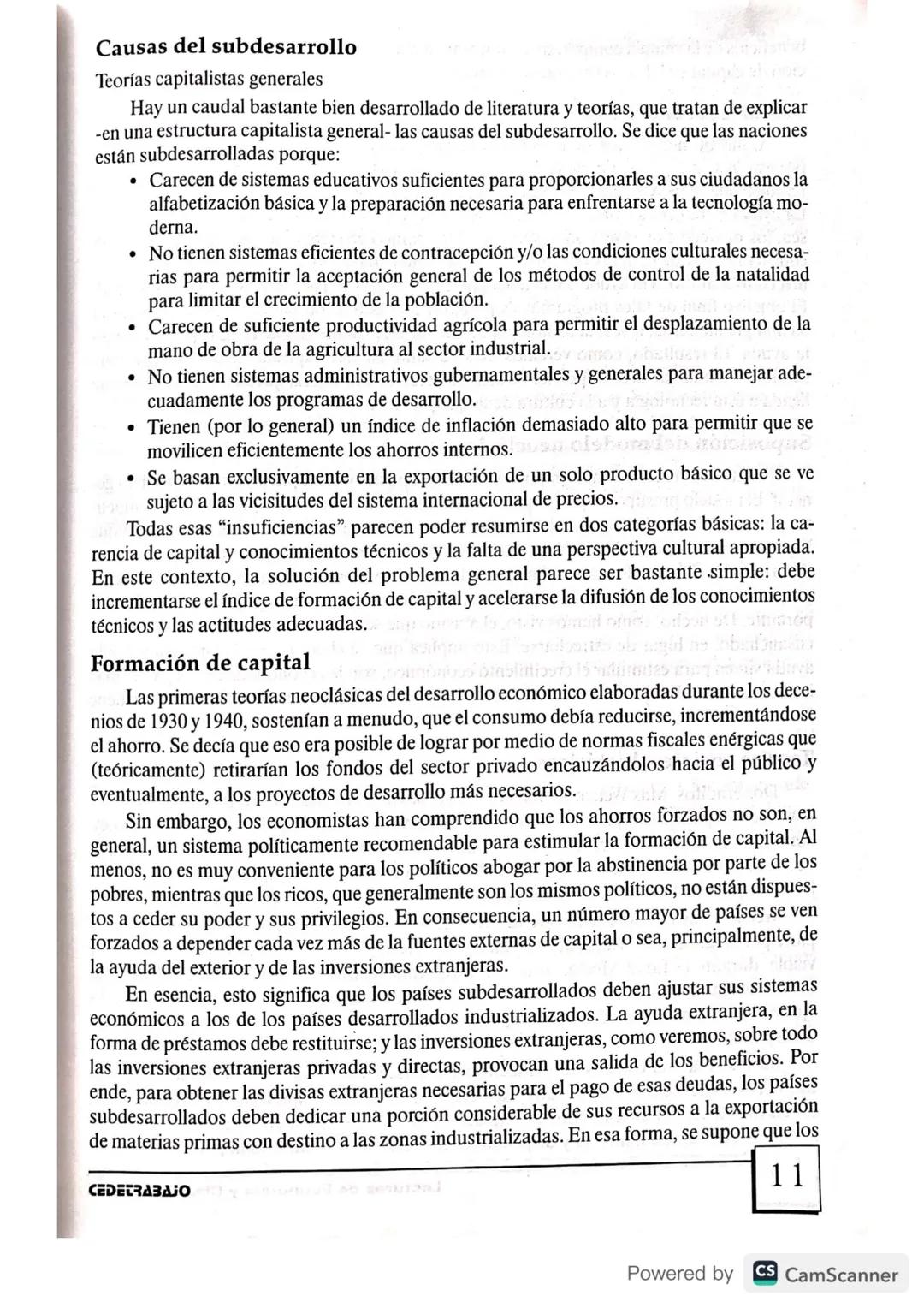 II. DESARROLLO ECONÓMICO
Concepciones sobre el desarrollo económico
En la ciencia económica, sobre todo desde la época de la postguerra, ha