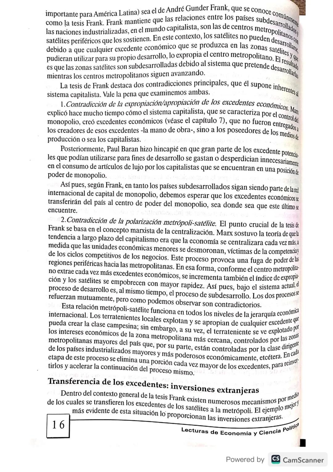 II. DESARROLLO ECONÓMICO
Concepciones sobre el desarrollo económico
En la ciencia económica, sobre todo desde la época de la postguerra, ha