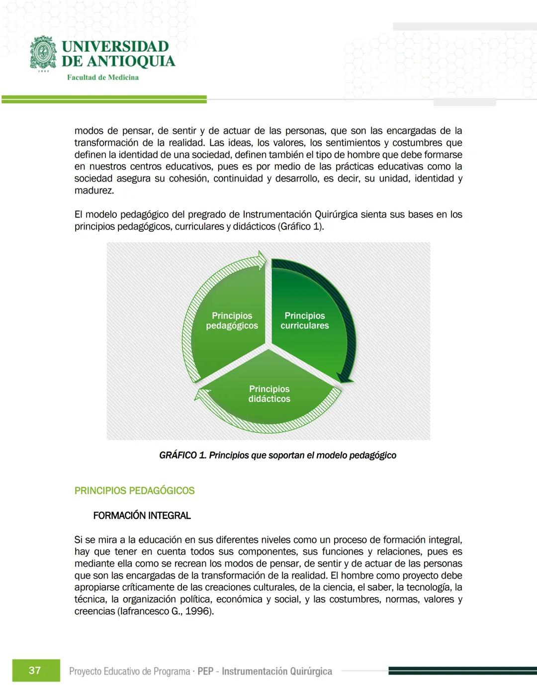 FECHA DE ACTUALIZACIÓN
ENERO 2023
UNIVERSIDAD
DE ANTIOQUIA
Facultad de Medicina
Proyecto Educativo
de Programa
- PEP -
Instrumentación Quirú