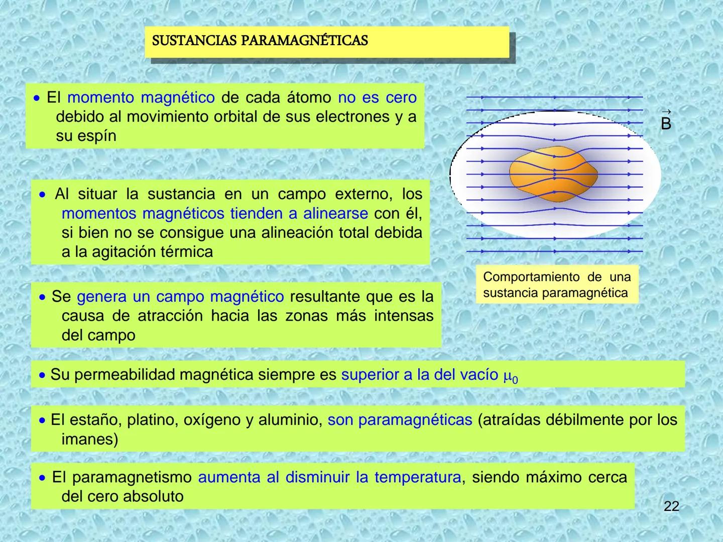 # ELECTROMAGNETISMO
1 MAGNETISMO E IMANES
• Sustancias magnéticas: aquellas que son atraídas por la magnetita. Pueden convertirse
en imanes