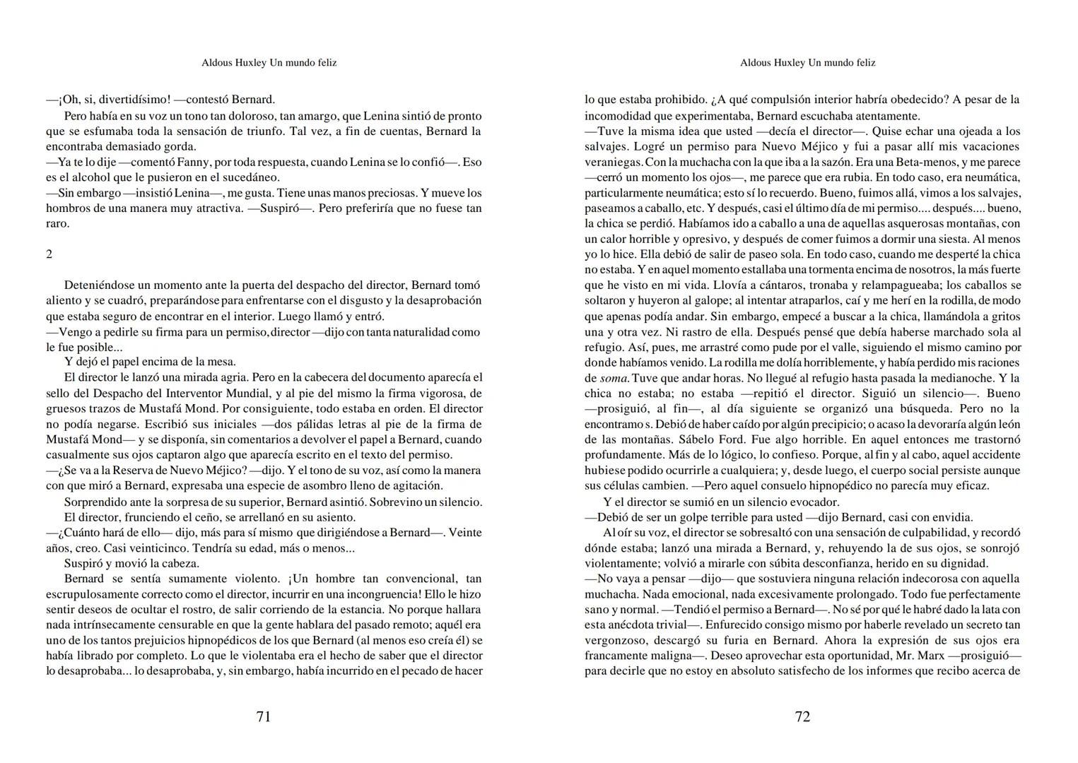 Aldous Huxley Un mundo feliz. Aldous Huxley Un mundo feliz
PRÓLOGO
El remordimiento crónico, y en ello están acordes todos los moralistas,