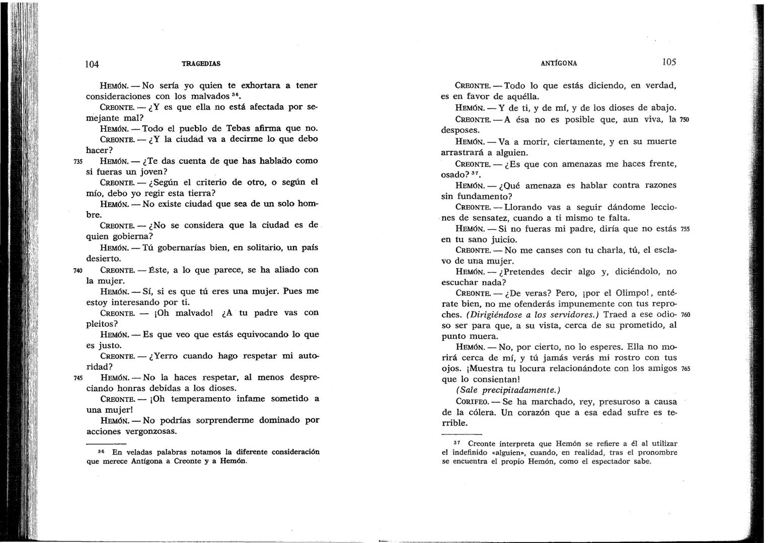 SÓFOCLES
UNIVERSIDAD DE CHILE
3 5601 15496 0037
TRAGEDIAS
AYAX ANTIGONA EDIPO REY
ELECTRA EDIPO EN COLONO
BIBLIOTECA BÁSICA GREDOS ANTÍGONA