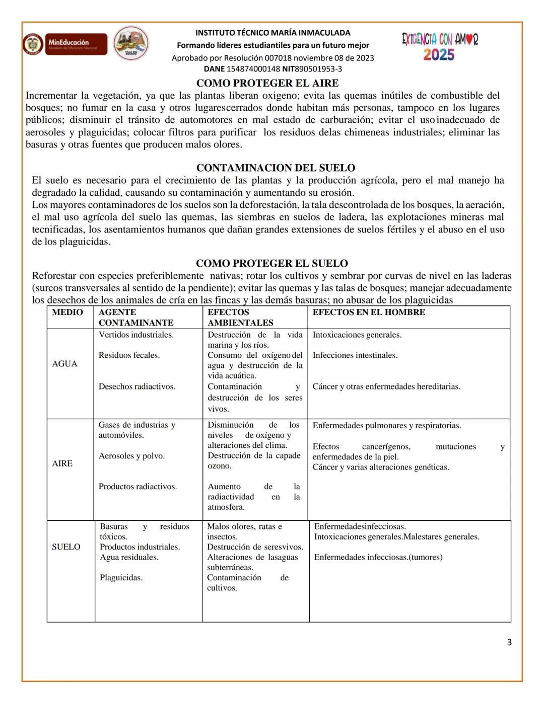 # MinEducación
# INSTITUTO TÉCNICO MARÍA INMACULADA
Formando líderes estudiantiles para un futuro mejor
Aprobado por Resolución 007018 novi