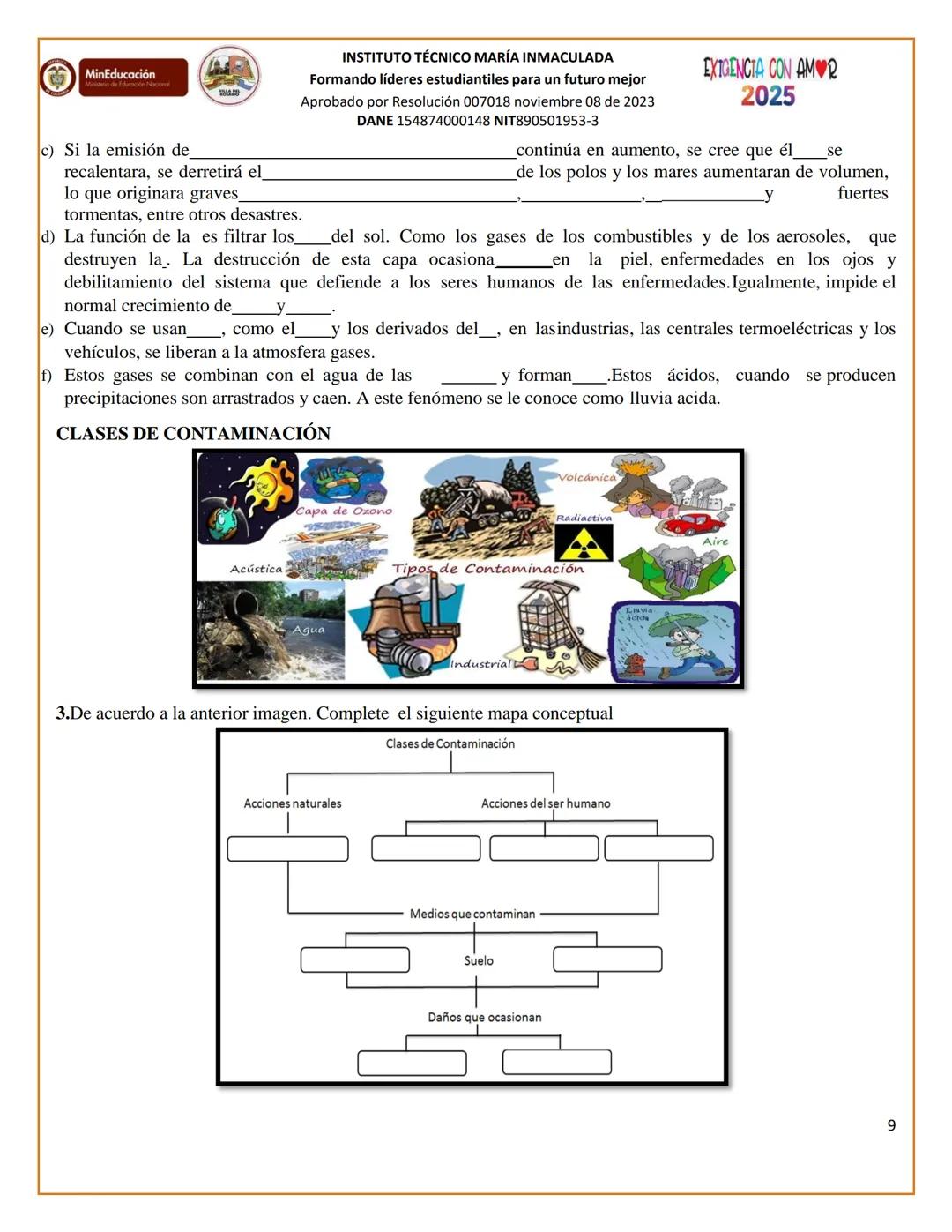 # MinEducación
# INSTITUTO TÉCNICO MARÍA INMACULADA
Formando líderes estudiantiles para un futuro mejor
Aprobado por Resolución 007018 novi