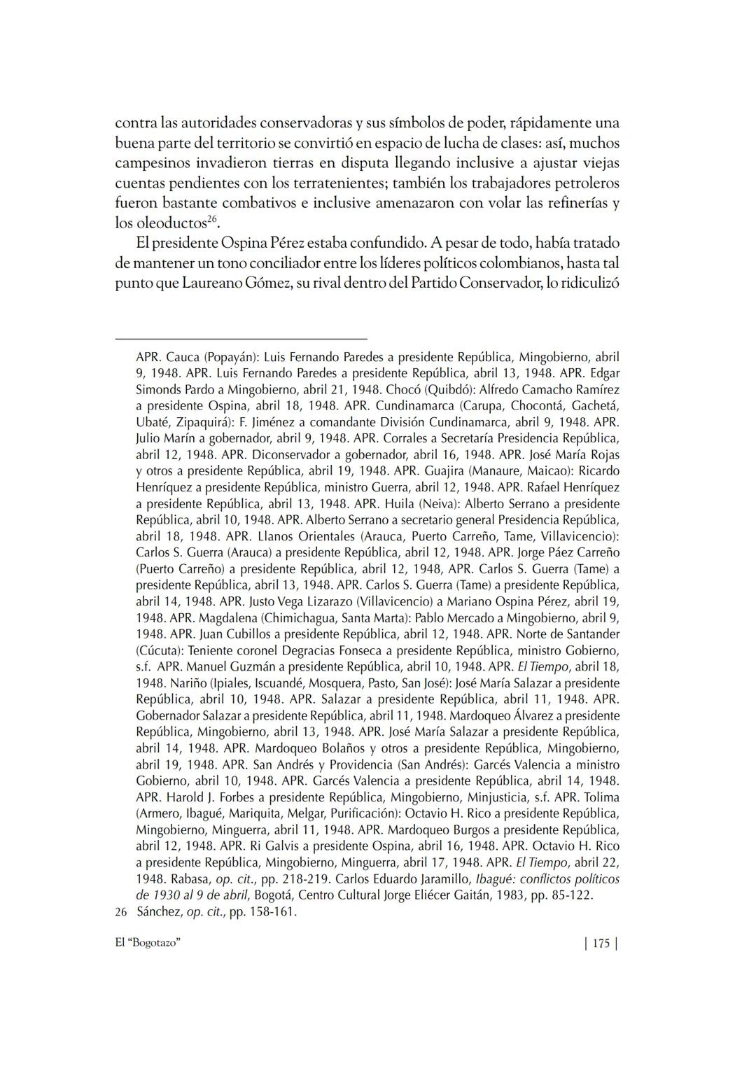 Capítulo VIII
El "Bogotazo"
El 9 de abril de 1948, a la una y cinco de la tarde, Jorge Eliécer Gaitán fue
herido de muerte en frente del edi