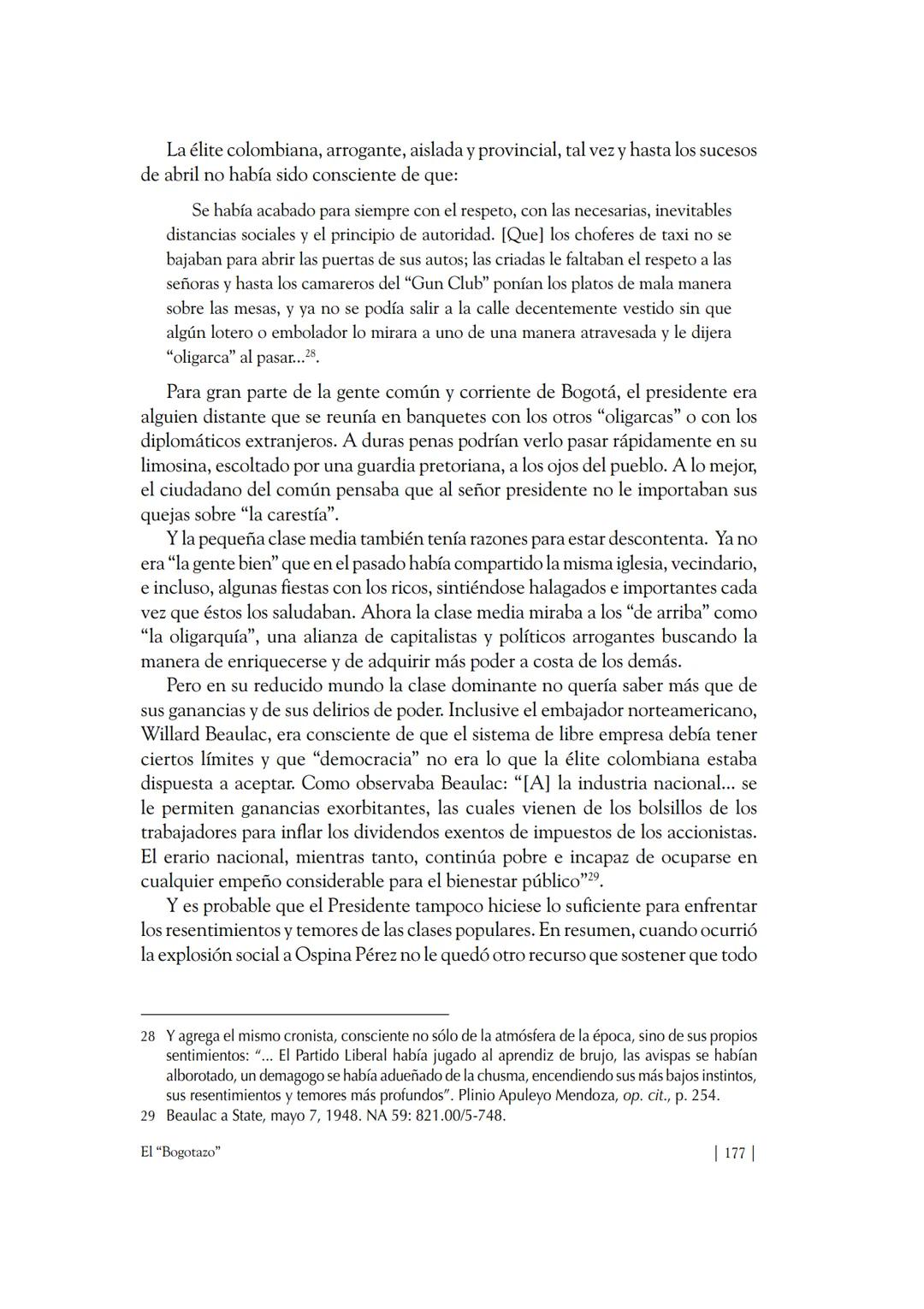 Capítulo VIII
El "Bogotazo"
El 9 de abril de 1948, a la una y cinco de la tarde, Jorge Eliécer Gaitán fue
herido de muerte en frente del edi