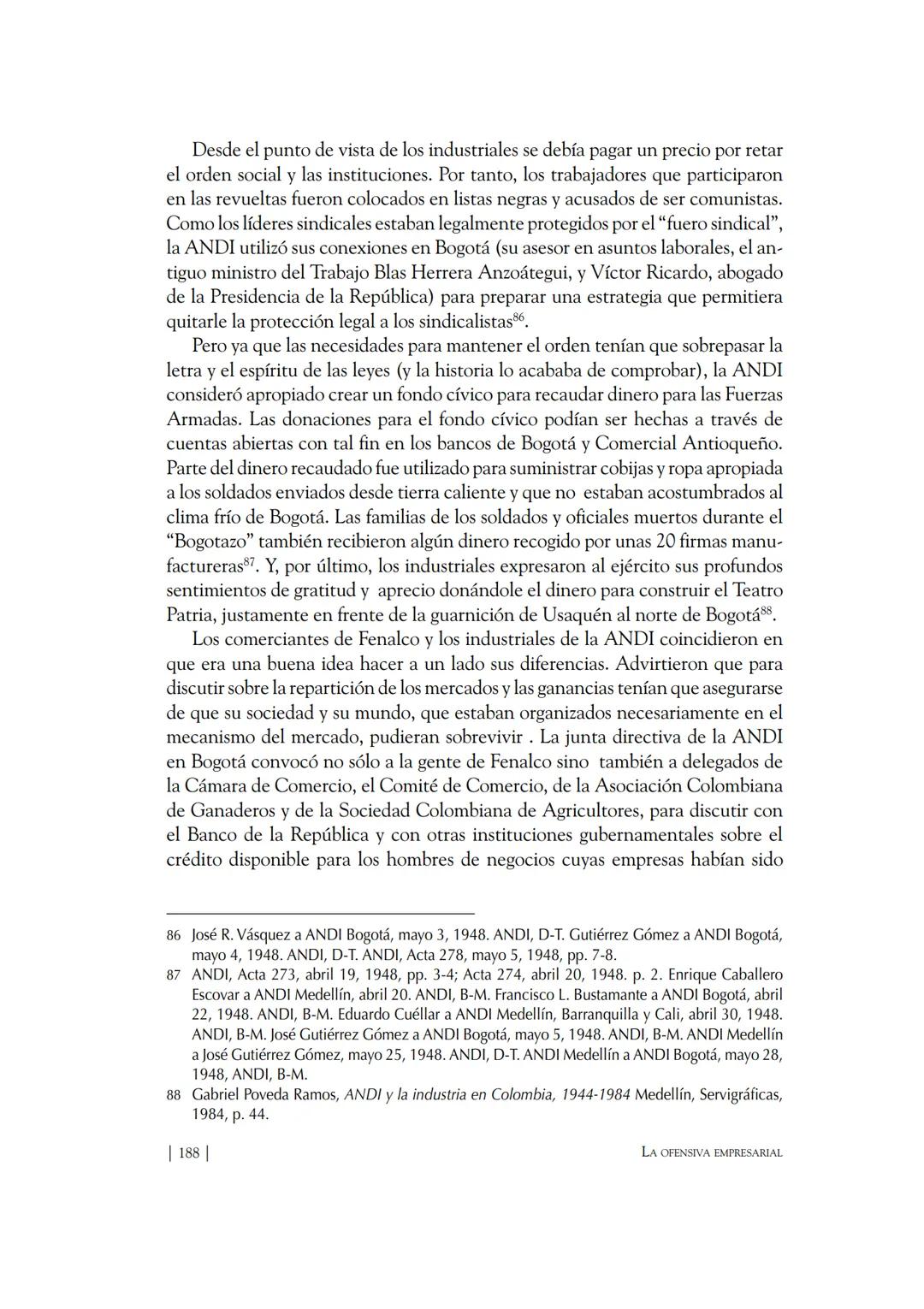Capítulo VIII
El "Bogotazo"
El 9 de abril de 1948, a la una y cinco de la tarde, Jorge Eliécer Gaitán fue
herido de muerte en frente del edi