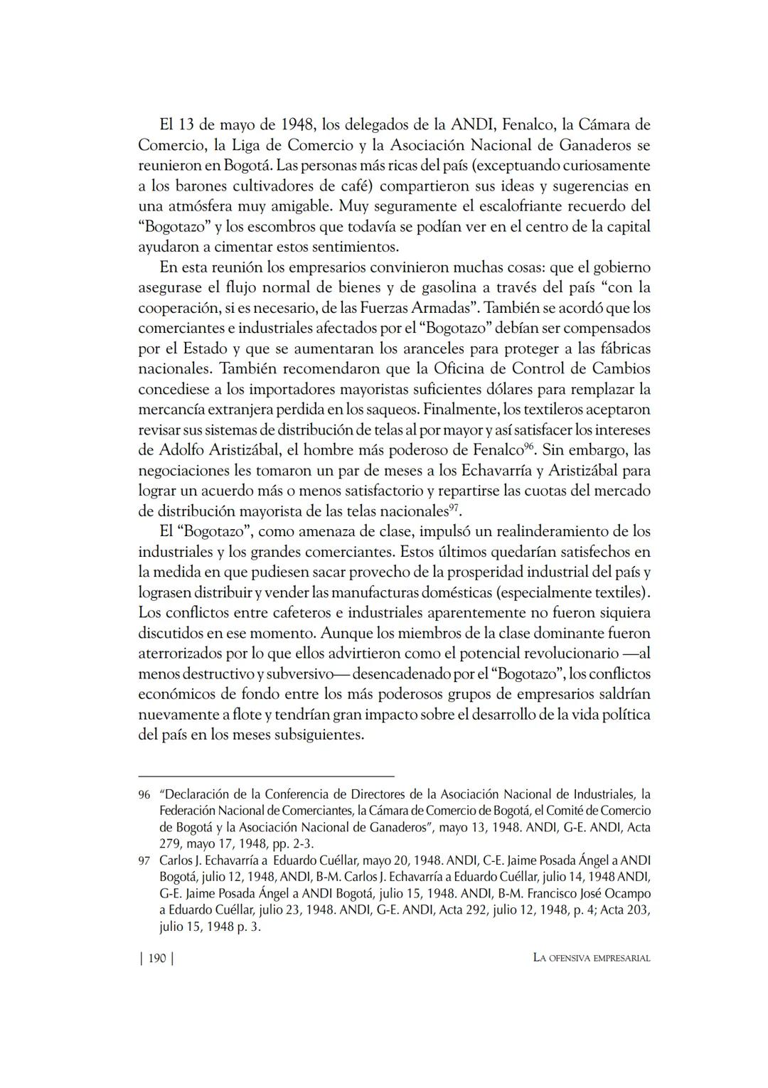 Capítulo VIII
El "Bogotazo"
El 9 de abril de 1948, a la una y cinco de la tarde, Jorge Eliécer Gaitán fue
herido de muerte en frente del edi