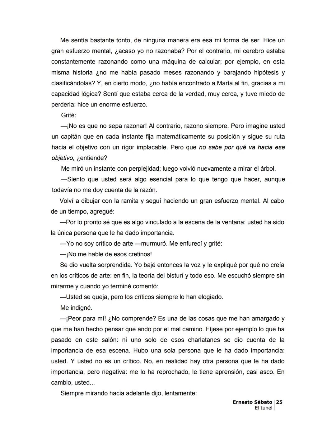 ## EL TÚNEL
ERNESTO SÁBAT0 ÍNDICE
I.
5
II
6
III
8
IV.
9
V
13
VI.
16
VII
19
VIII.
22
IX.
23
X.
28
XI.
30
XII.
31
XIII.
34
XIV
38
XV
39
XVI