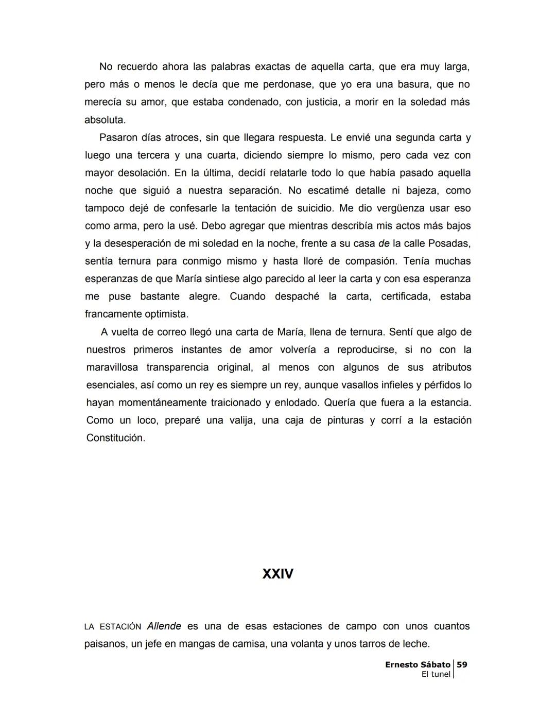 ## EL TÚNEL
ERNESTO SÁBAT0 ÍNDICE
I.
5
II
6
III
8
IV.
9
V
13
VI.
16
VII
19
VIII.
22
IX.
23
X.
28
XI.
30
XII.
31
XIII.
34
XIV
38
XV
39
XVI