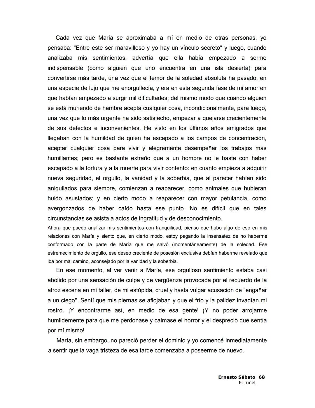 ## EL TÚNEL
ERNESTO SÁBAT0 ÍNDICE
I.
5
II
6
III
8
IV.
9
V
13
VI.
16
VII
19
VIII.
22
IX.
23
X.
28
XI.
30
XII.
31
XIII.
34
XIV
38
XV
39
XVI