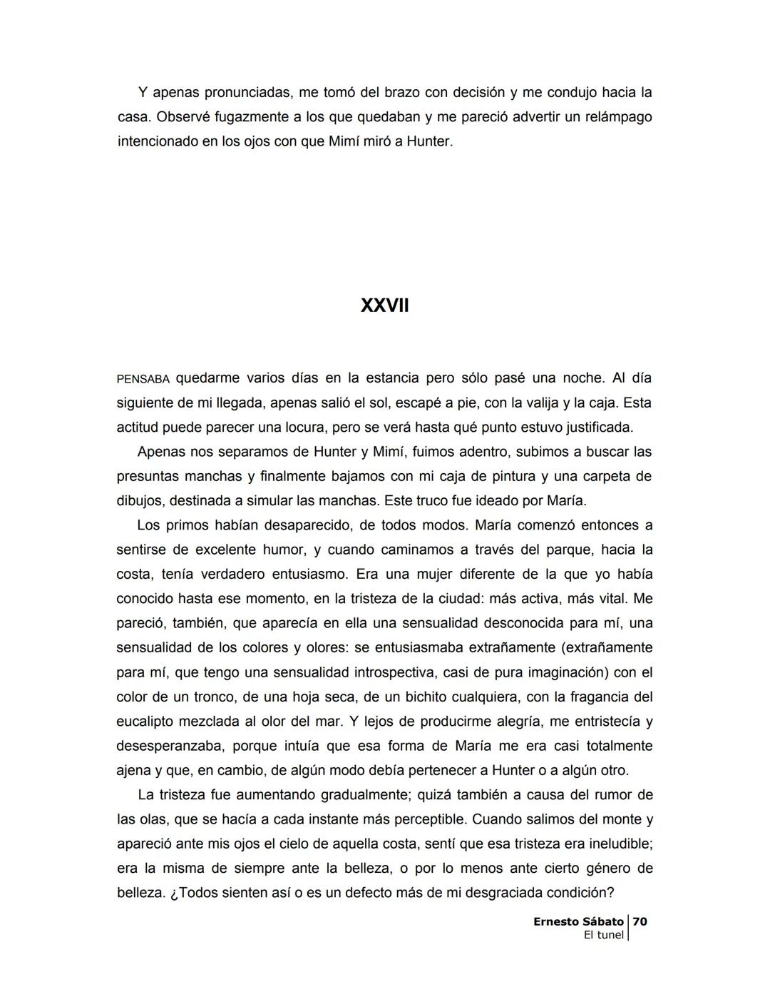 ## EL TÚNEL
ERNESTO SÁBAT0 ÍNDICE
I.
5
II
6
III
8
IV.
9
V
13
VI.
16
VII
19
VIII.
22
IX.
23
X.
28
XI.
30
XII.
31
XIII.
34
XIV
38
XV
39
XVI