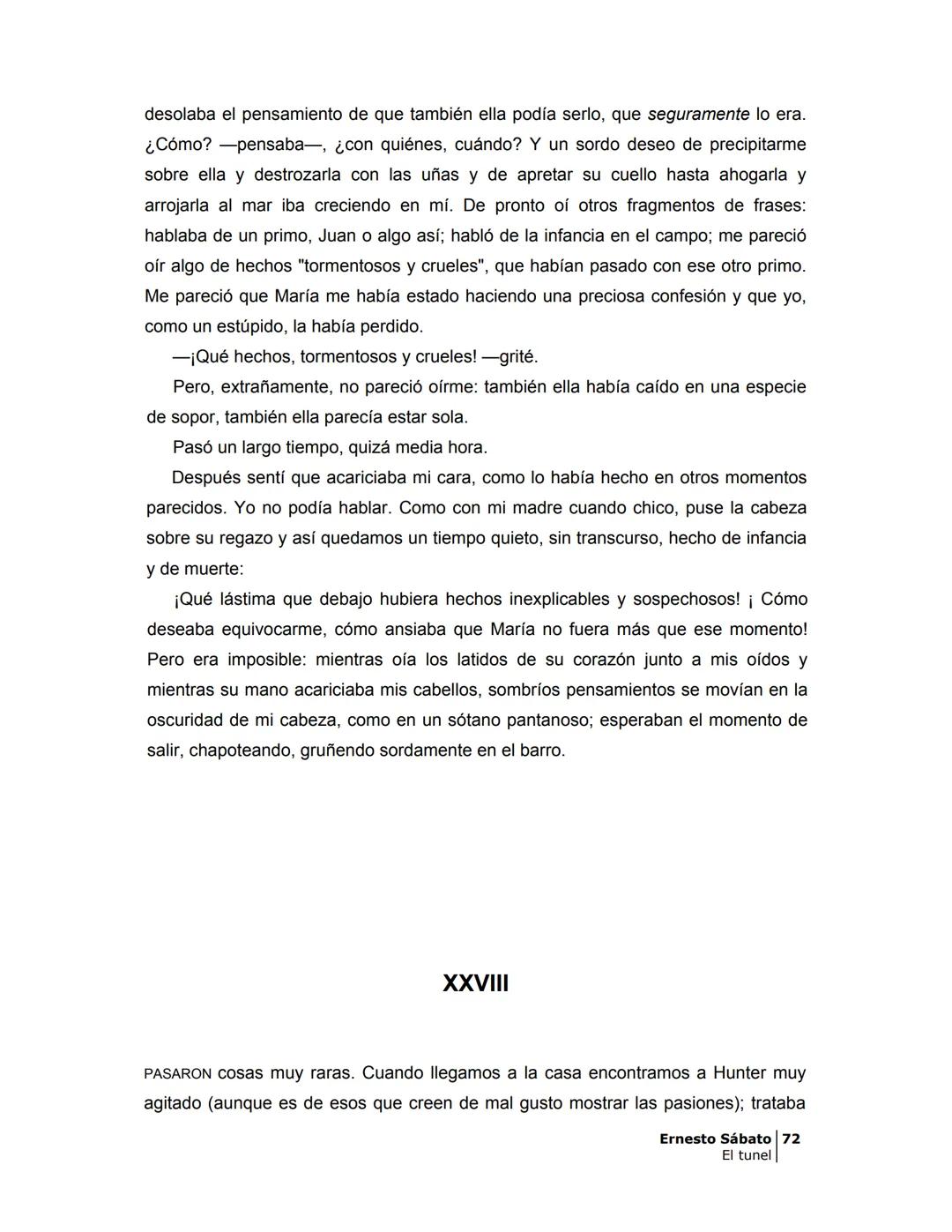 ## EL TÚNEL
ERNESTO SÁBAT0 ÍNDICE
I.
5
II
6
III
8
IV.
9
V
13
VI.
16
VII
19
VIII.
22
IX.
23
X.
28
XI.
30
XII.
31
XIII.
34
XIV
38
XV
39
XVI