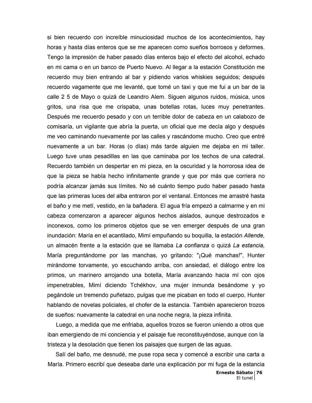 ## EL TÚNEL
ERNESTO SÁBAT0 ÍNDICE
I.
5
II
6
III
8
IV.
9
V
13
VI.
16
VII
19
VIII.
22
IX.
23
X.
28
XI.
30
XII.
31
XIII.
34
XIV
38
XV
39
XVI