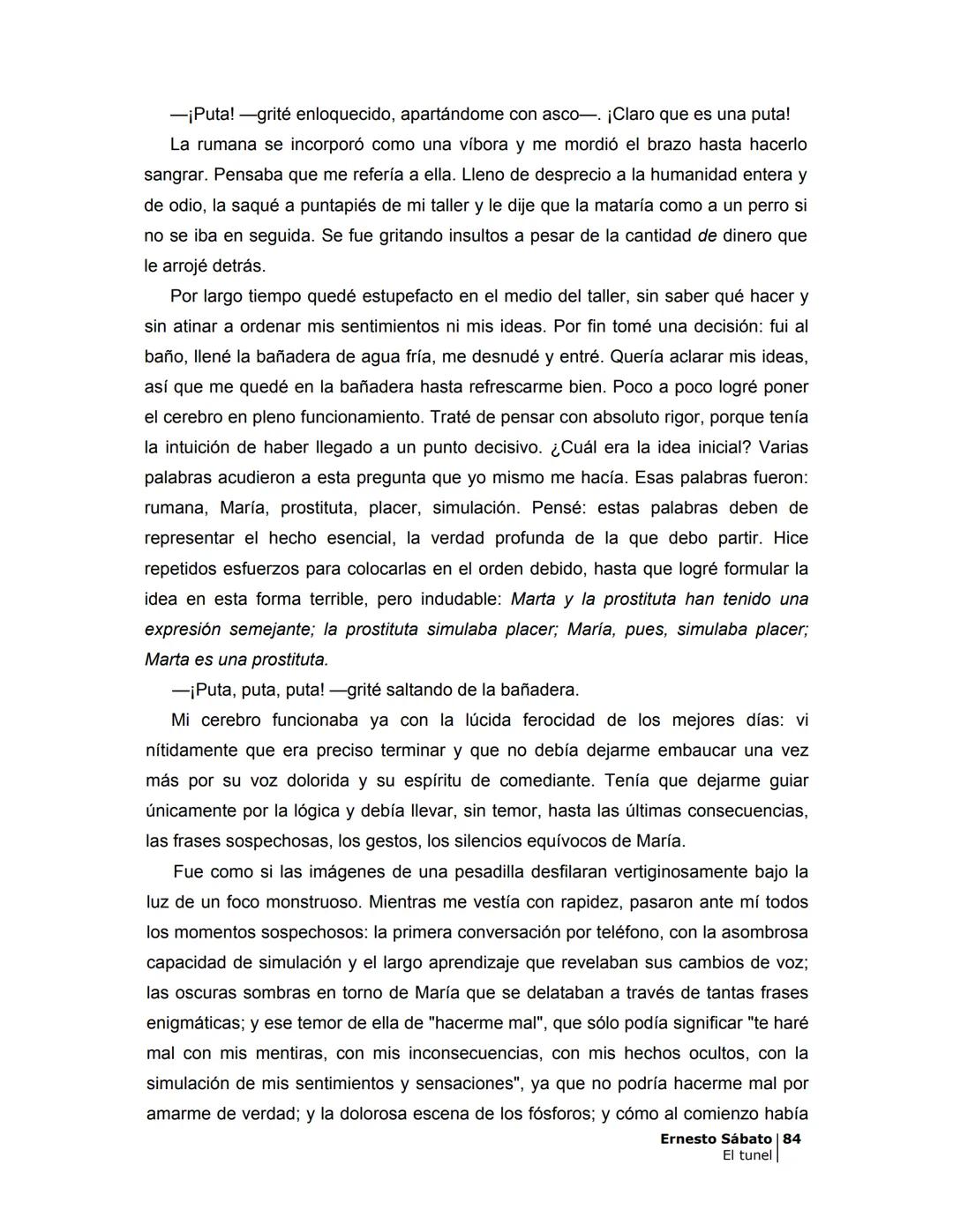 ## EL TÚNEL
ERNESTO SÁBAT0 ÍNDICE
I.
5
II
6
III
8
IV.
9
V
13
VI.
16
VII
19
VIII.
22
IX.
23
X.
28
XI.
30
XII.
31
XIII.
34
XIV
38
XV
39
XVI